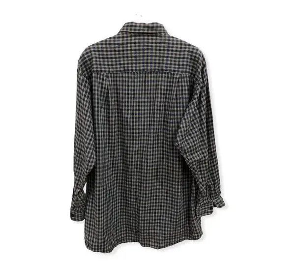 Flannel × Vintage Vintage Deep Basic Plaid Tartan Flannel Shirt 👕 Size US L / EU 52-54 / 3 - 4 Thumbnail