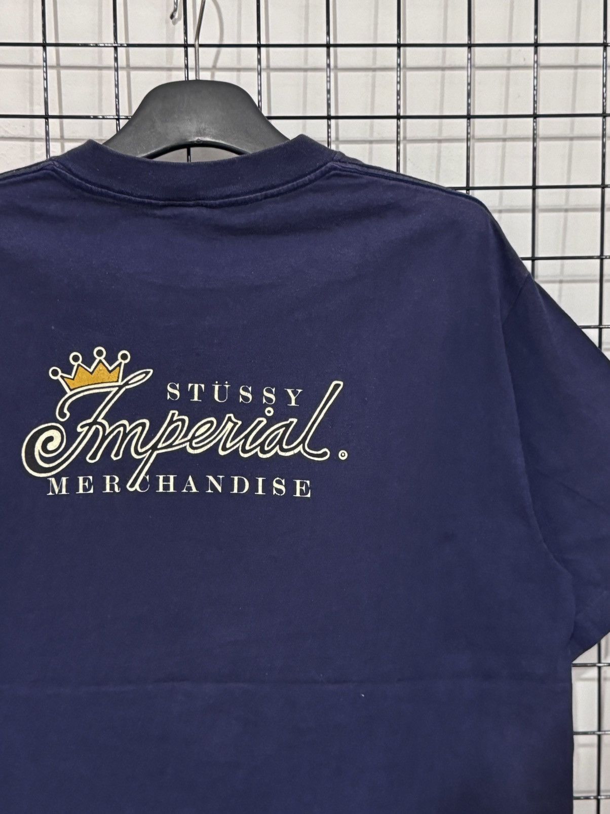 Stussy Vintage 80s‼️ Stüssy Crown Imperial Merchandise graphic tee. Size US L / EU 52-54 / 3 - 4 Thumbnail