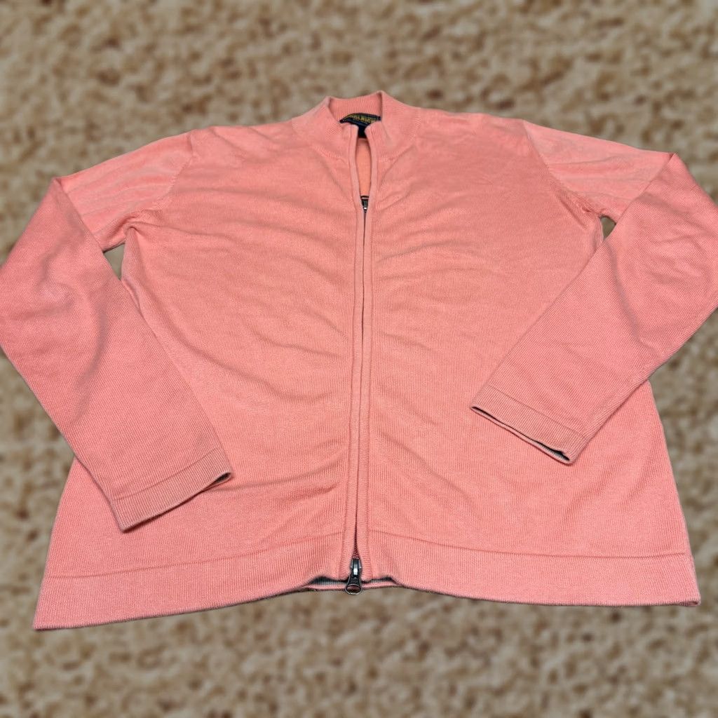 Vintage VINTAGE Woolrich Sweater Set Womens Medium Pink Full Zip Cardigan Shell Jasper Knit Size M / US 6-8 / IT 42-44 - 1 Thumbnail