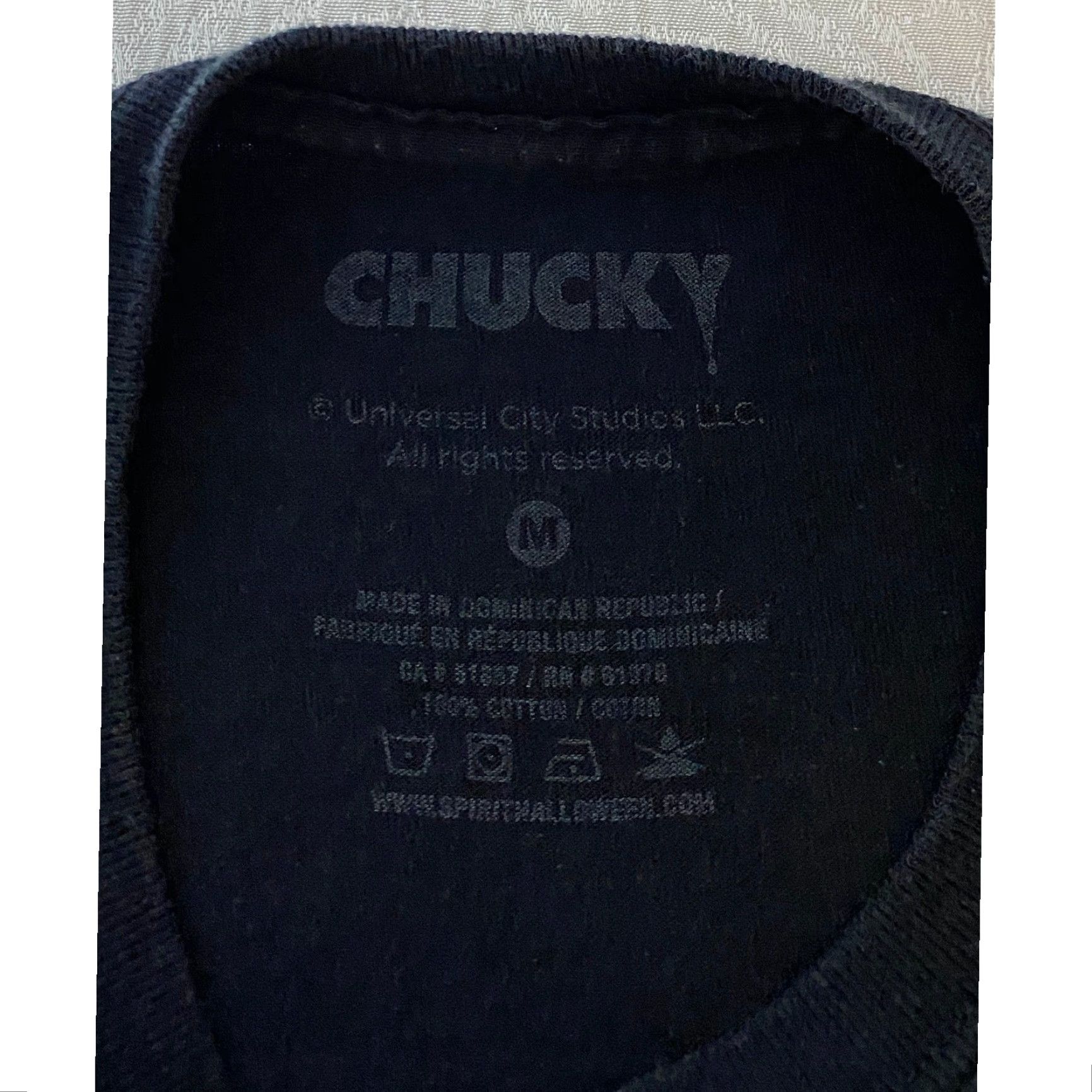 Vintage Chucky Child's Play Graphic T-Shirt Mens M Black Horror Wanna Play Size US M / EU 48-50 / 2 - 5 Thumbnail