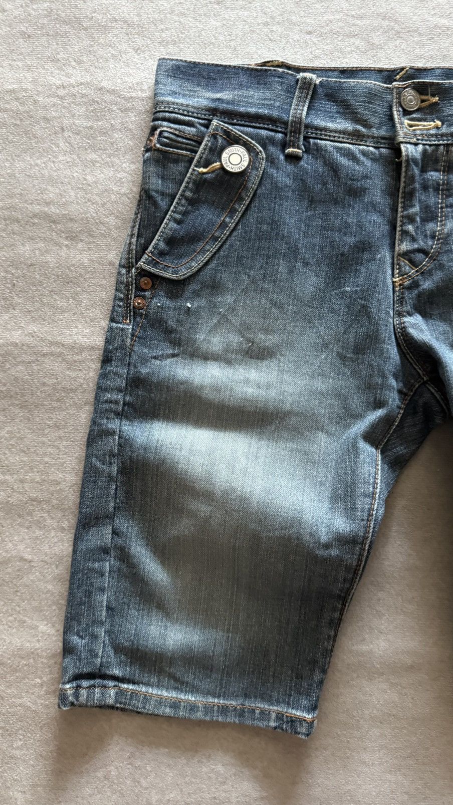 Paul Smith Paul Smith Pink Denim Shorts by Onward Kashiyama Japan Size 30" / US 8 / IT 44 - 2 Thumbnail