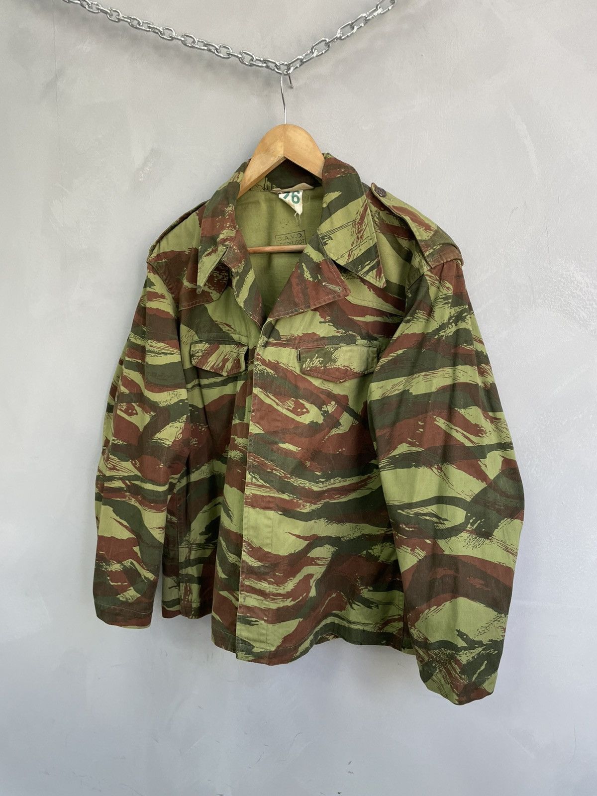 Carhartt Vintage military japanese camo caaual jacket 90s rare Size US L / EU 52-54 / 3 - 3 Thumbnail