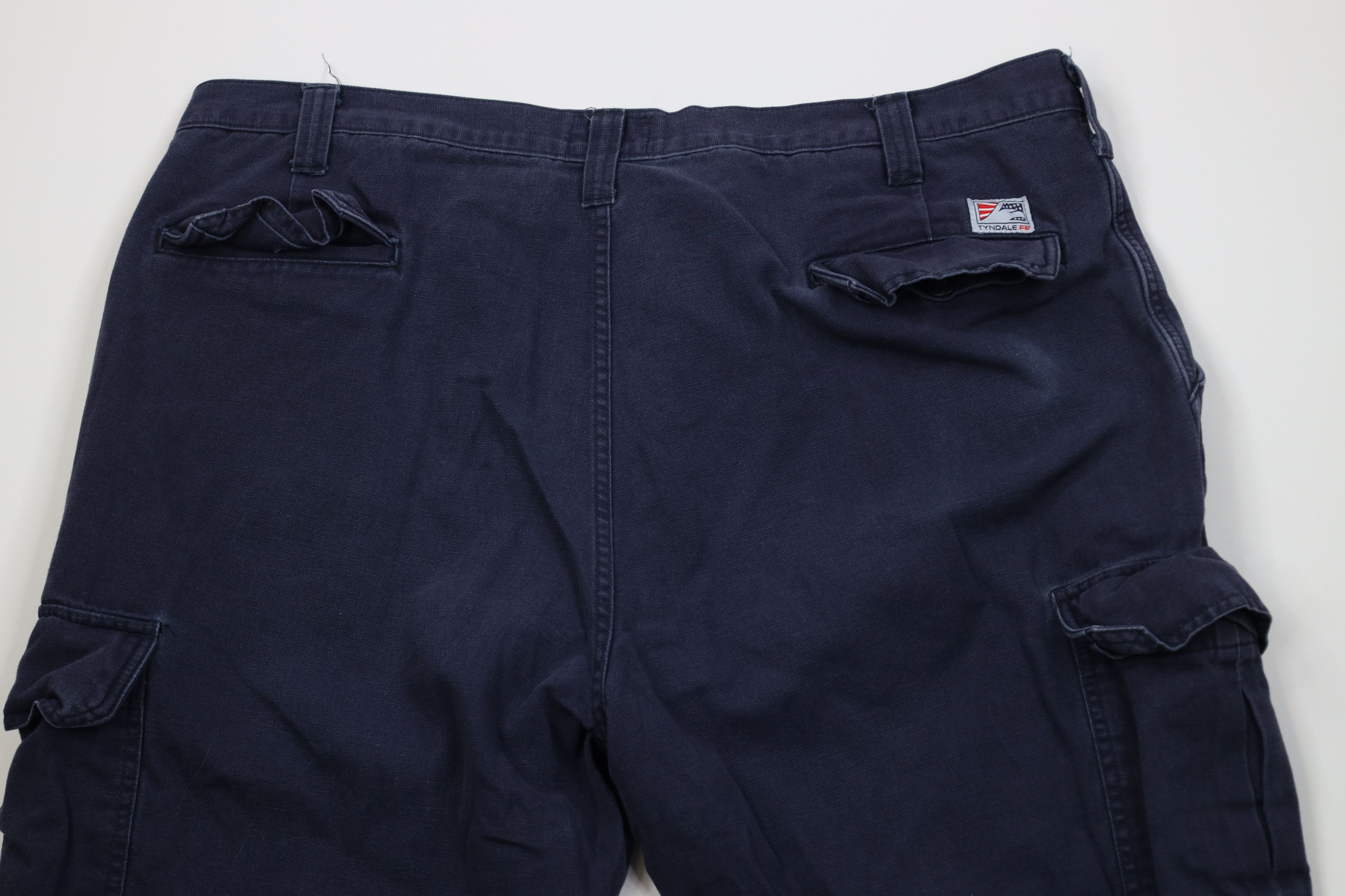 Vintage Tyndale FR Fire Flame Resistant Wide Leg Cargo Pants USA Size US 42 / EU 58 - 12 Thumbnail