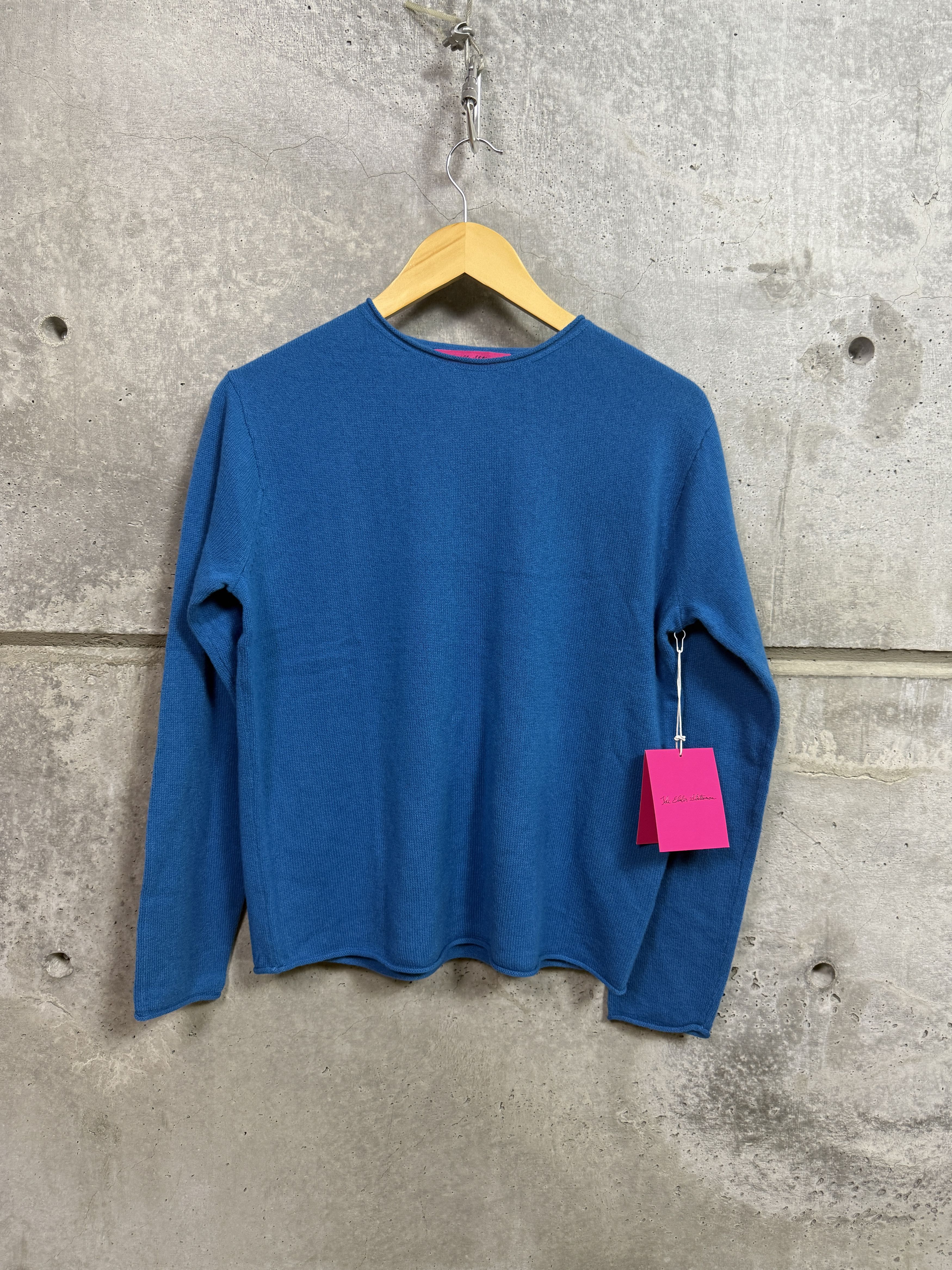 The Elder Statesman $985 The Elder Statesman Tranquility Cashmere Roll Crewneck Size S / US 4 / IT 40 - 1 Thumbnail