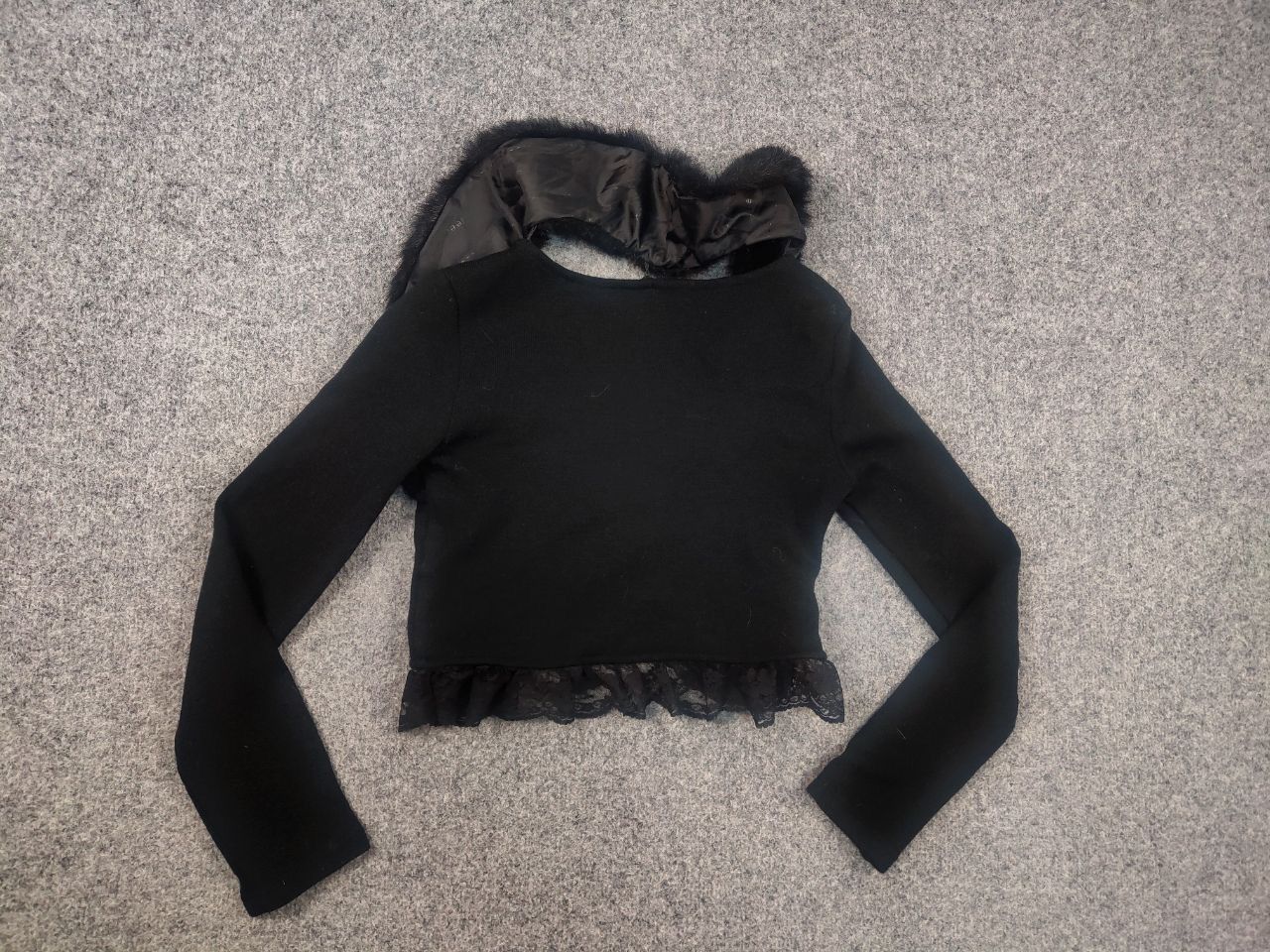 Japanese Brand Vintage S Deer Y2K Hysteric LGB If Six Was Nine Fur Crop Top Size S / US 4 / IT 40 - 9 Thumbnail