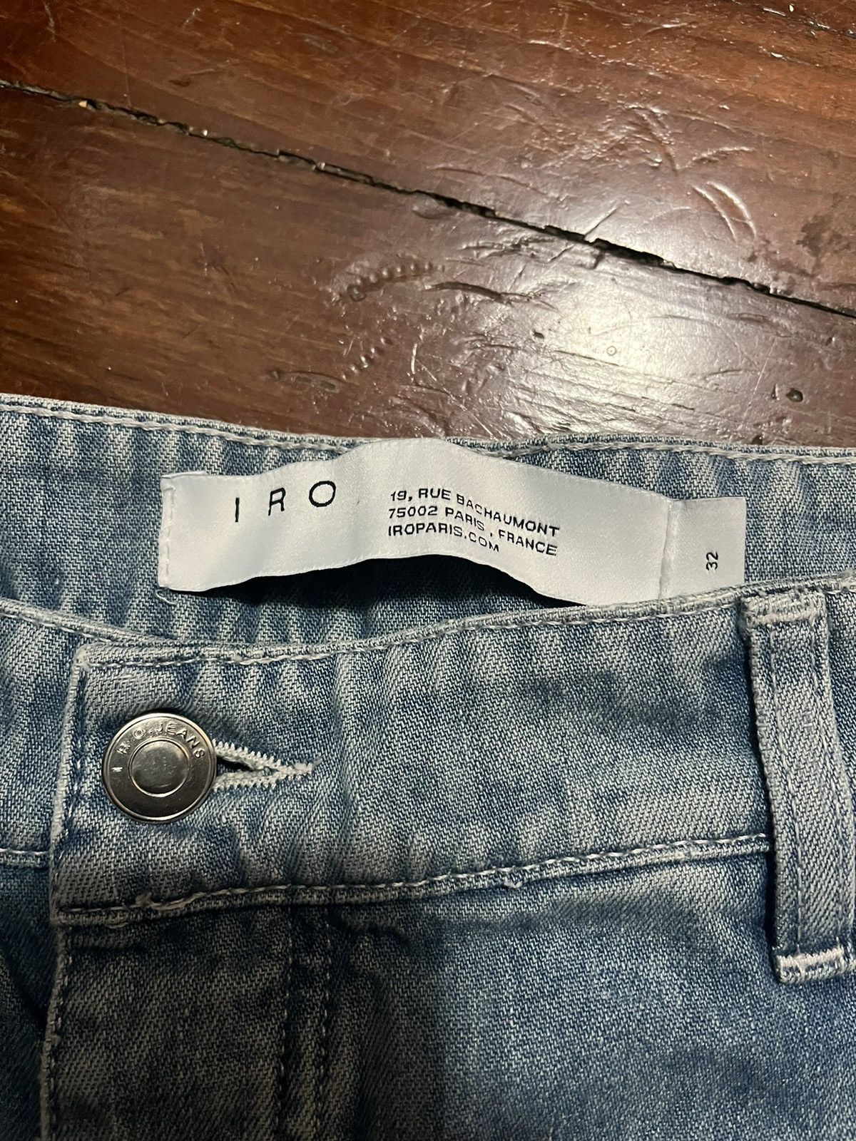 Iro Iro Straight Cut Blue Jean Size US 32 / EU 48 - 3 Thumbnail