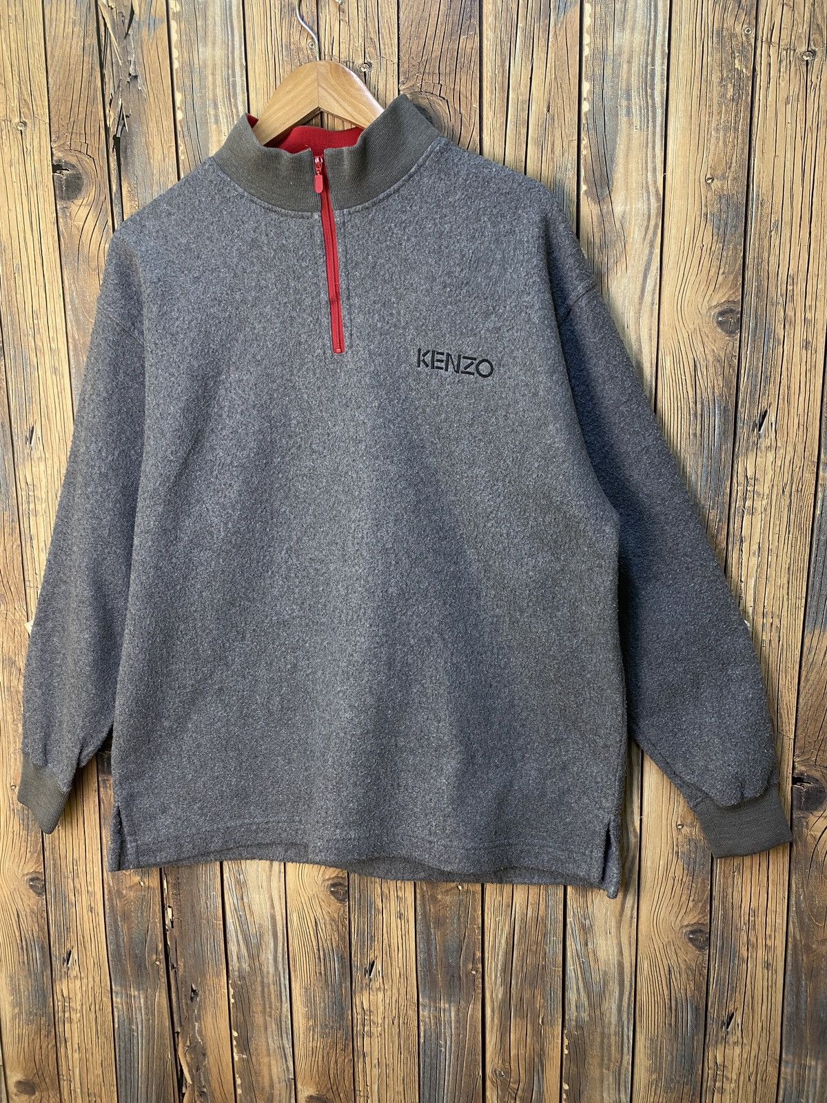 Kenzo Kenzo golf half zipper sweatshirt Size US L / EU 52-54 / 3 - 1 Thumbnail