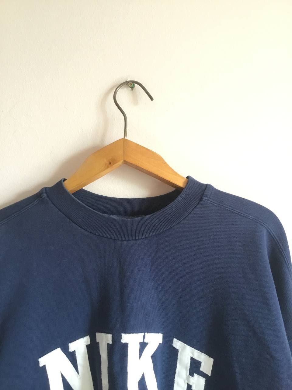 Nike × Vintage Vintage Nike Big Logo Crewneck Sweatshirt Size US XL / EU 56 / 4 - 3 Thumbnail