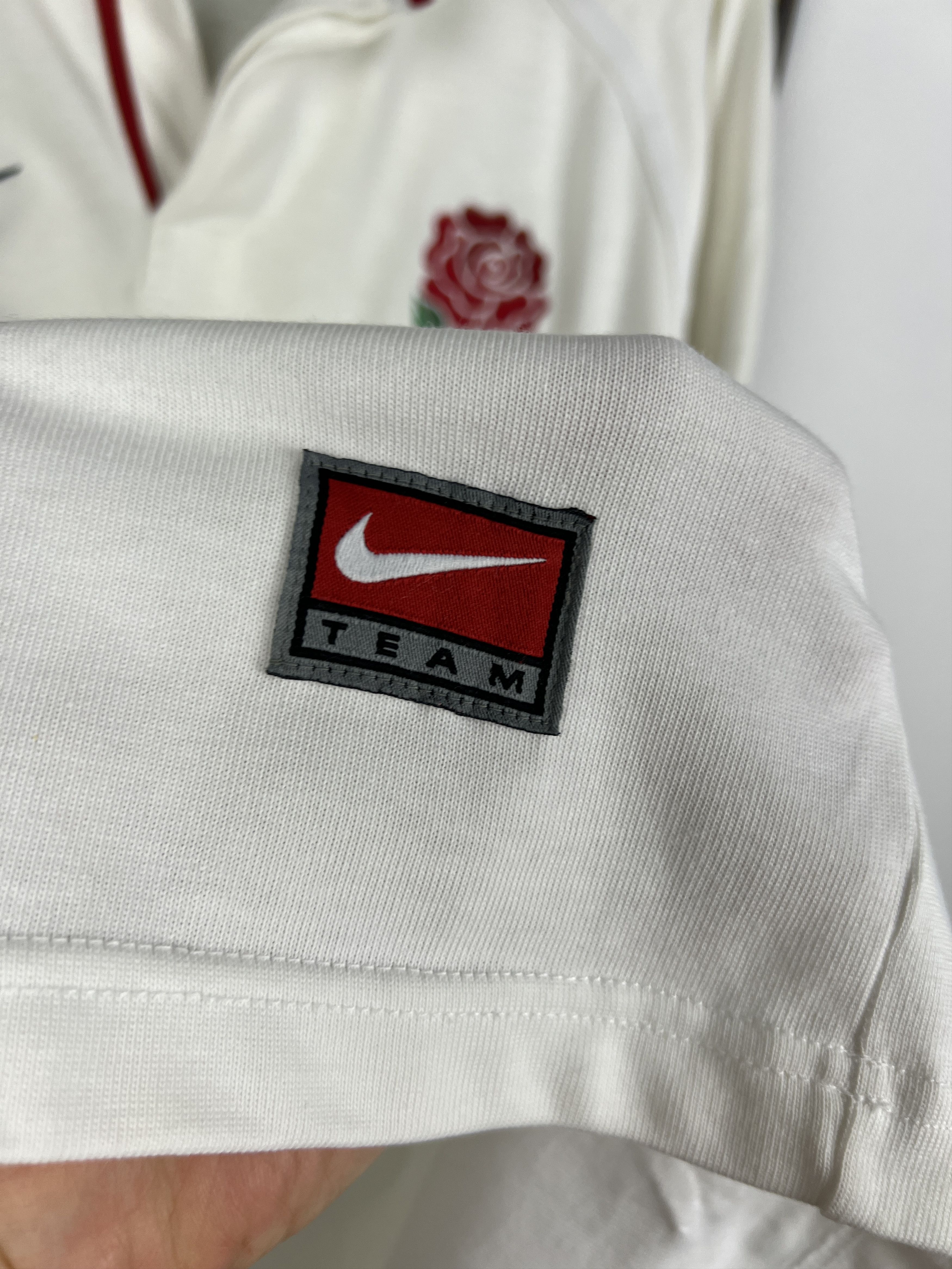 Nike Vintage England Rugby Union Jersey Long Sleeve Shirt Trikot Size US M / EU 48-50 / 2 - 4 Thumbnail