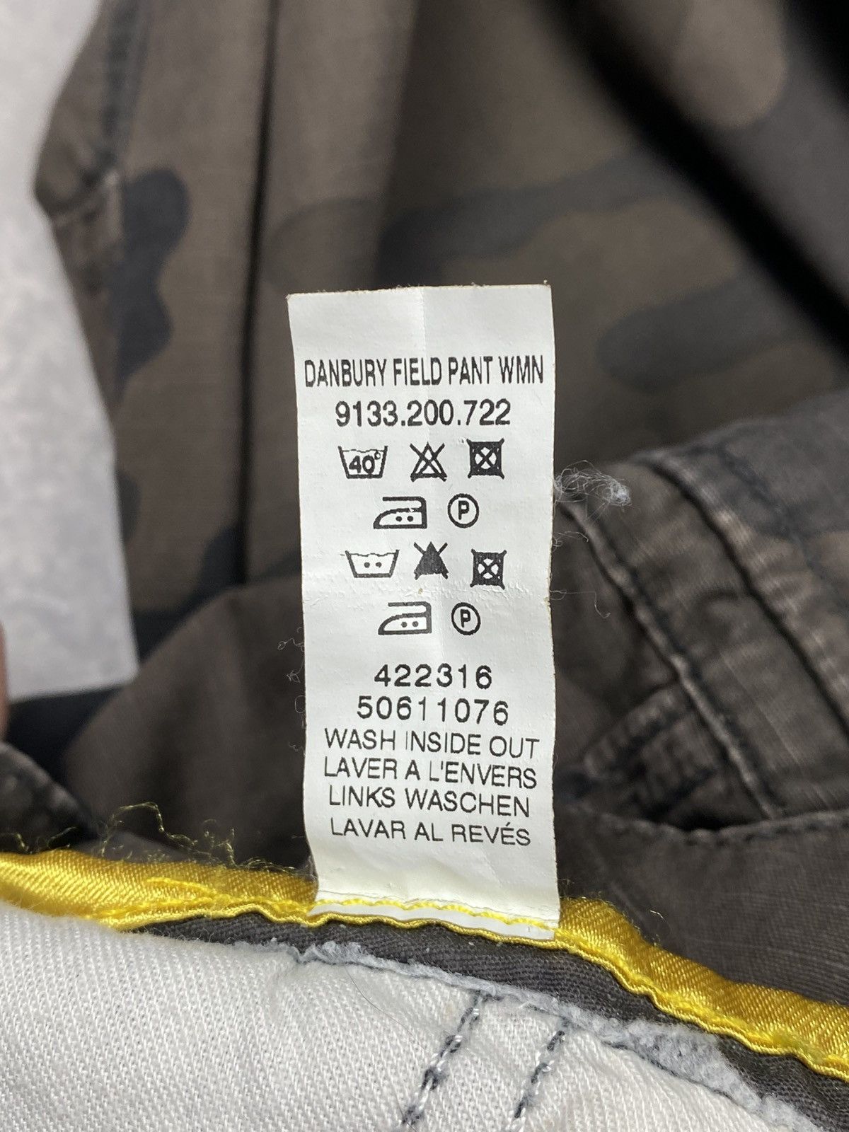 G-Star G Star Raw Danbury Field Cargo Pants Camo Army Bootcut Size 28" / US 6 / IT 42 - 19 Thumbnail