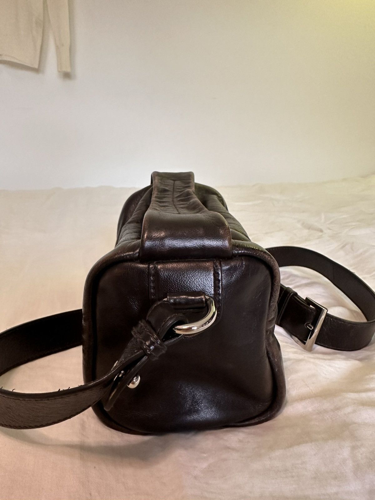 Prada Antiqued leather shoulder bag Size ONE SIZE - 8 Thumbnail