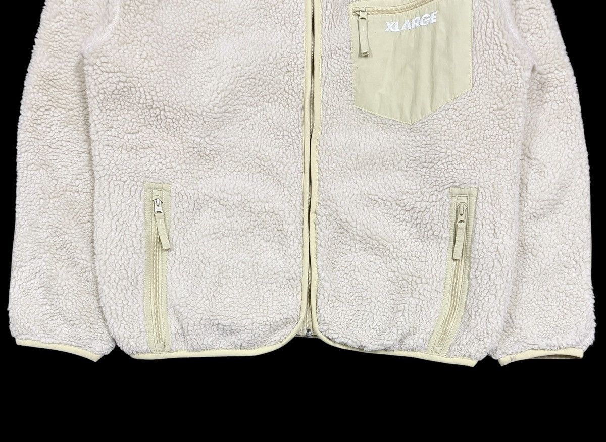 Xlarge Xlarge Deep Pile Sherpa Boa Jacket Big Logo Embossed Fleece Size US L / EU 52-54 / 3 - 4 Thumbnail