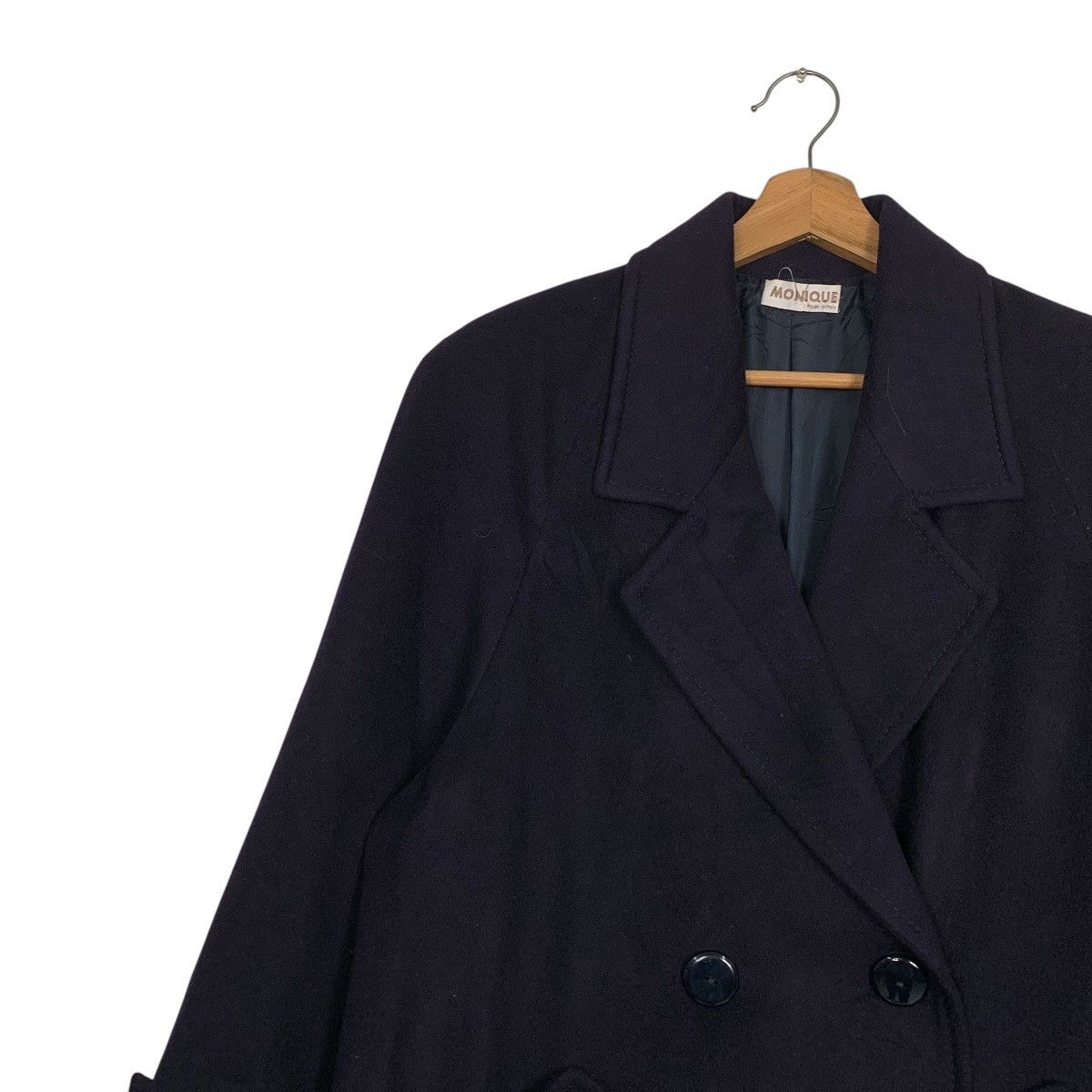 Other Italian Designer Monique Double Breasted Cashmere Coat Size M / US 6-8 / IT 42-44 - 6 Thumbnail