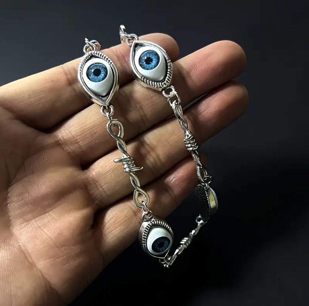 Japanese Brand Blue Eyes Ball Necklace Size ONE SIZE - 2 Thumbnail
