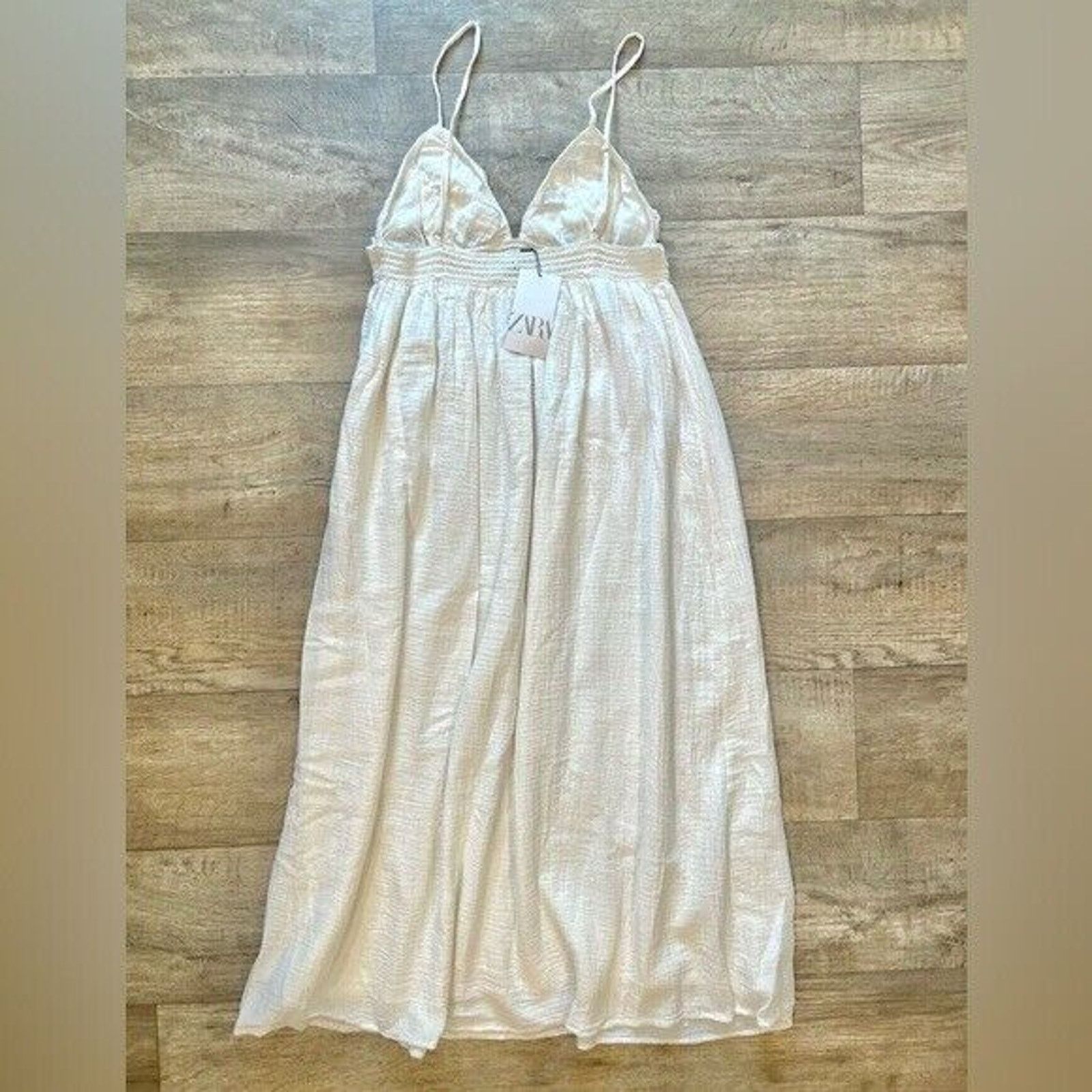 Zara ZARA BLOGGER FAVE!!! Textured Midi Dress NWT Size L / US 10 / IT 46 - 24 Thumbnail