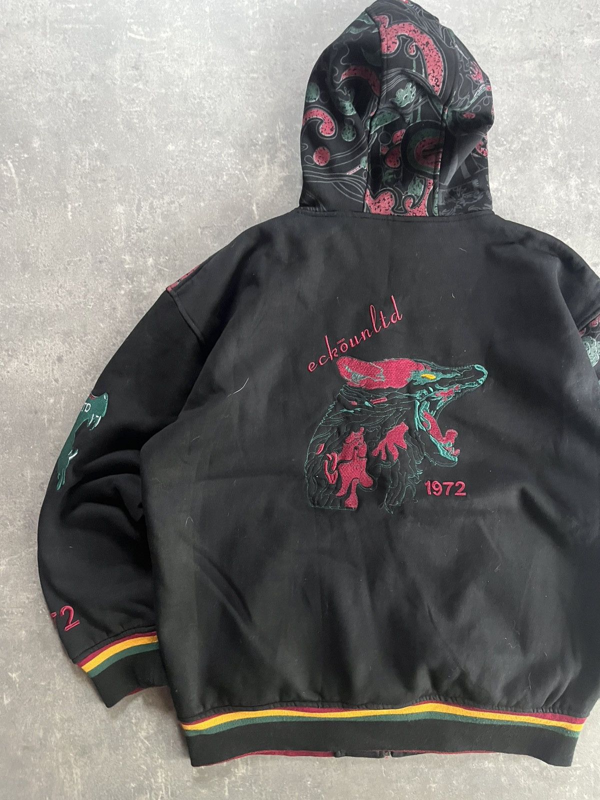 Ecko Unltd. Ecko Unltd. Multicolour AOP Tribal Printed Baggy Zip Hoodie Size US XL / EU 56 / 4 - 13 Thumbnail