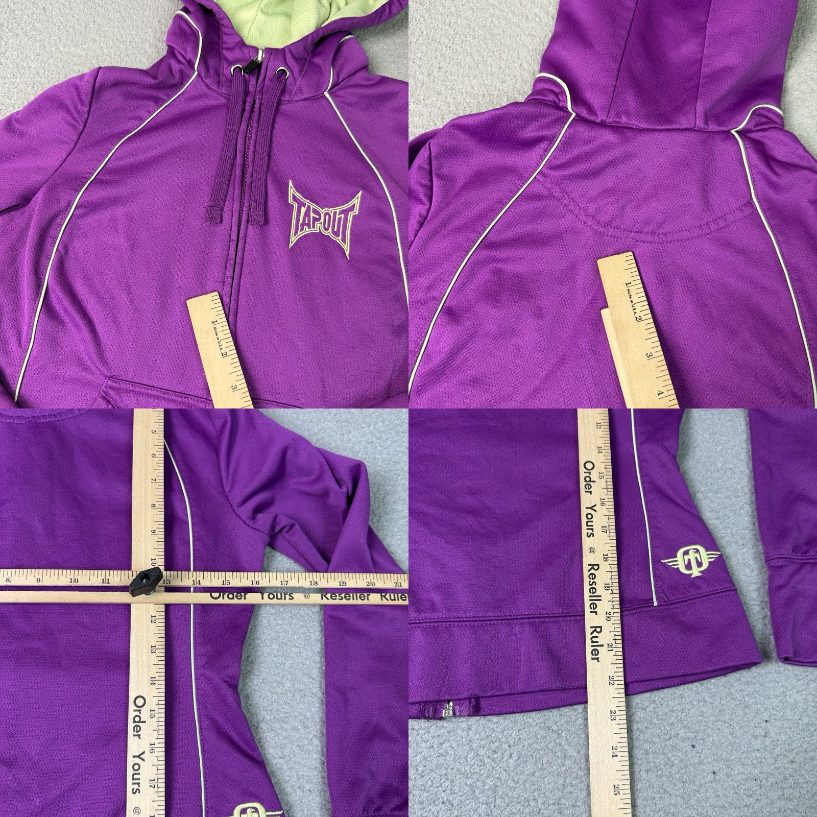 Tapout Tapout Sweatshirt Adult S Purple Full Zip Up Hoodie Jacket Mens Athletic Regular Size S Size US S / EU 44-46 / 1 - 8 Thumbnail