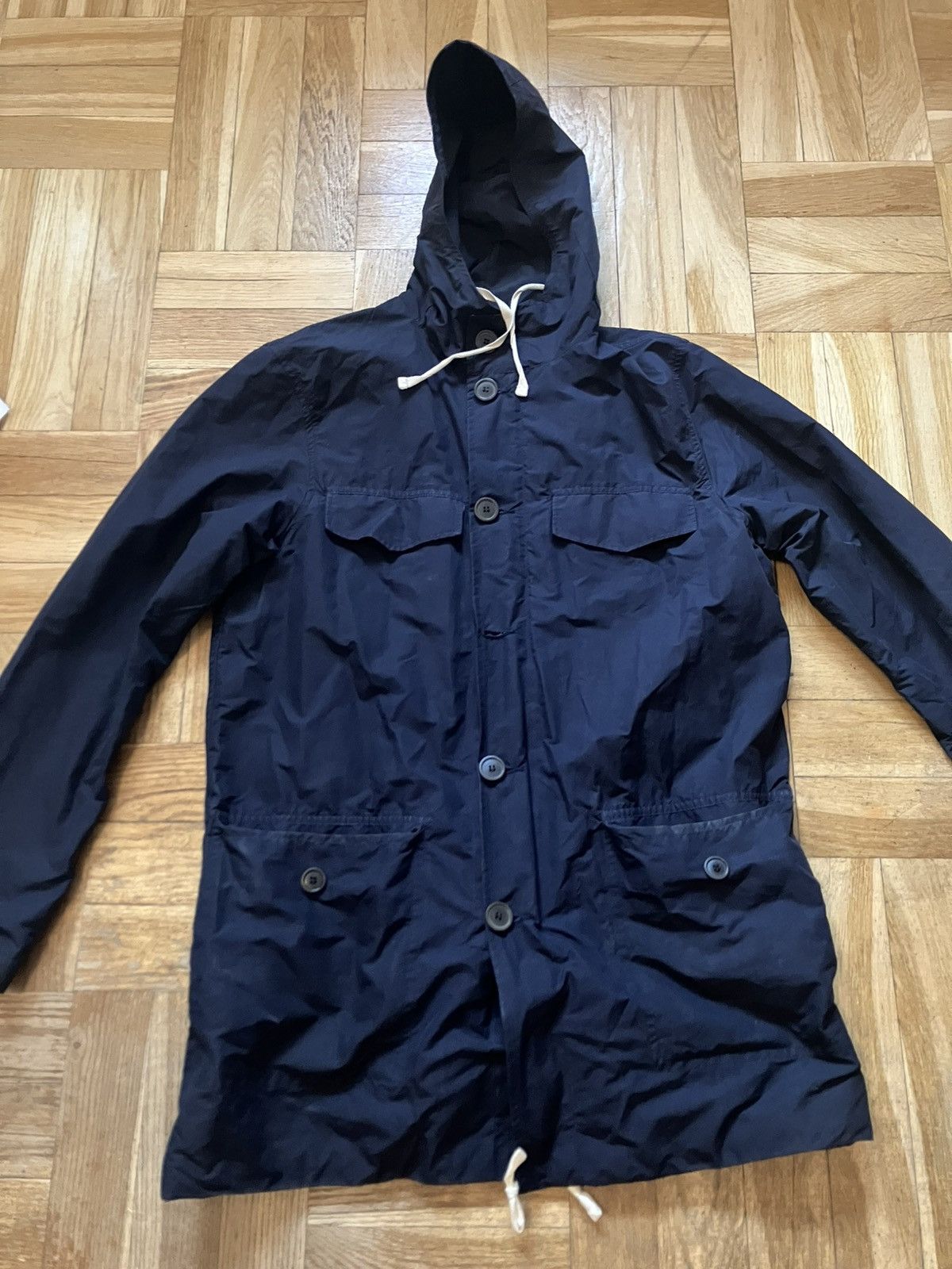 Our Legacy Cloud Jacket Navy Lightweight Parka Size 46 Size US S / EU 44-46 / 1 - 2 Thumbnail