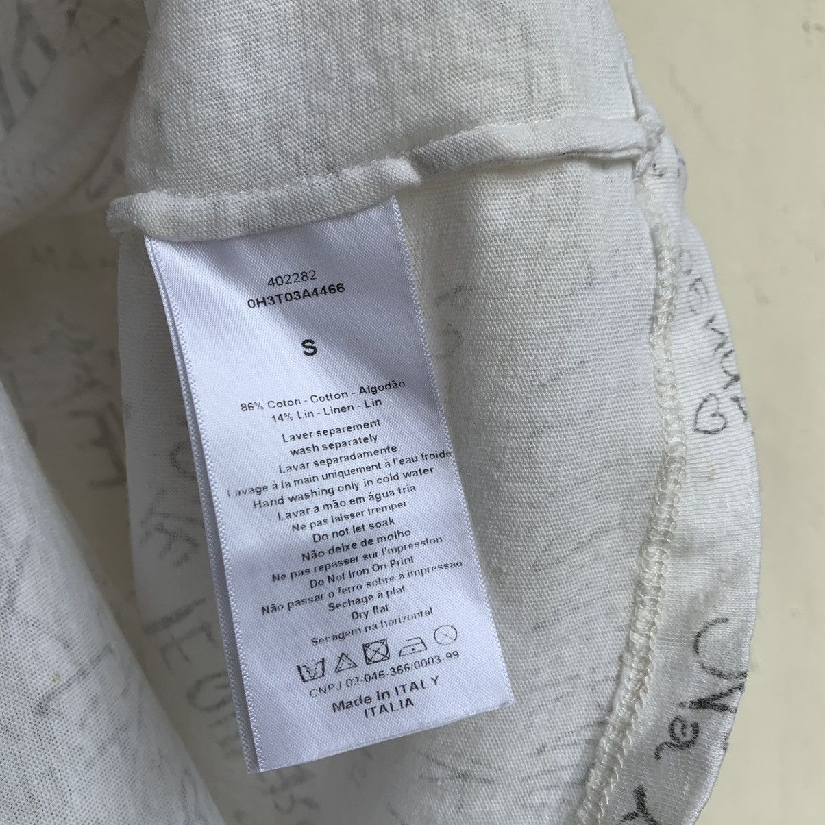 Dior Dior White Valentine’s Day T-Shirt Series Size US S / EU 44-46 / 1 - 8 Thumbnail