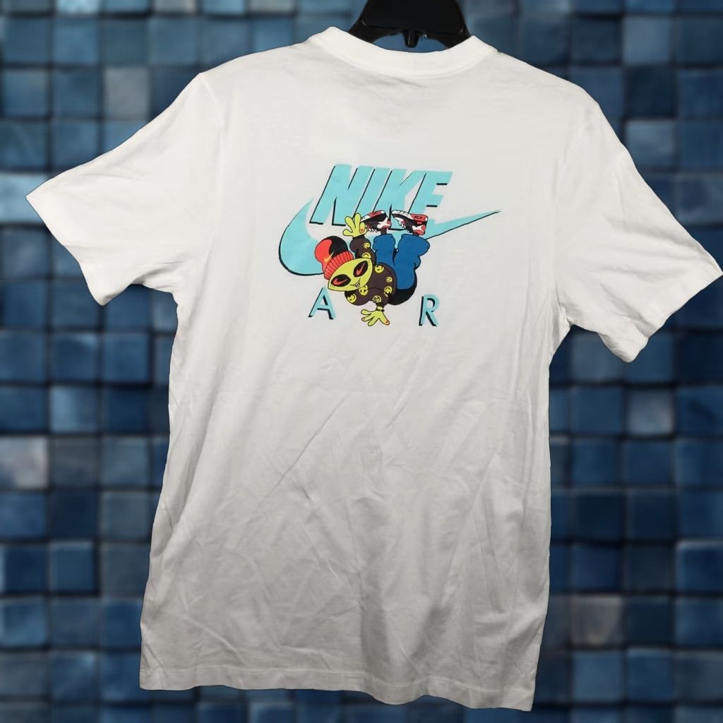 Nike Nike Air Shirt Mens Small White Alien Spaceship UFO Martian Swoosh Size US S / EU 44-46 / 1 - 1 Thumbnail