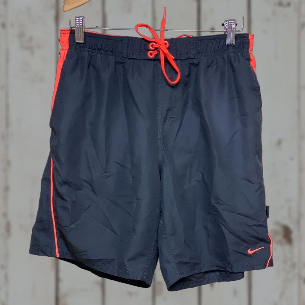 Nike Nike Drawstring Shorts Men M 30 Multicolor Athletic Gym & Training Swoosh 9in Inseam Size US 31 - 1 Thumbnail