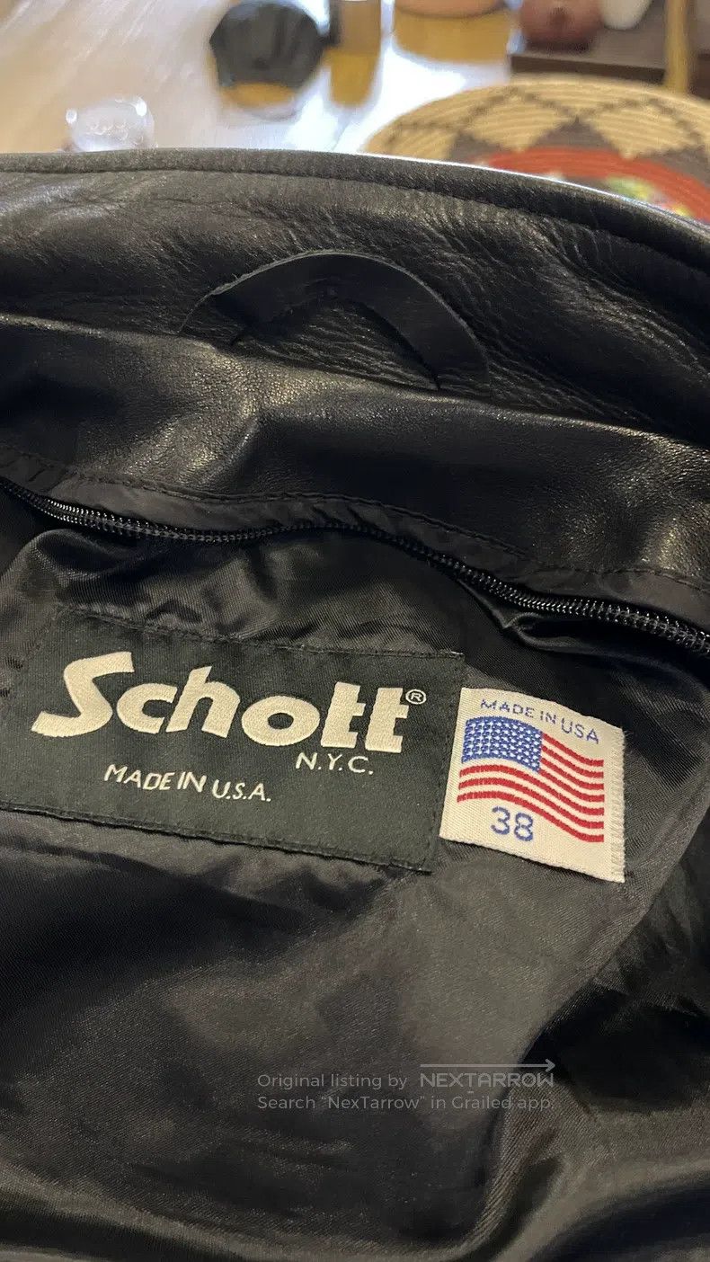 Schott Schott 141 Straight Pull Motorcycle Jacket Size US M / EU 48-50 / 2 - 7 Thumbnail
