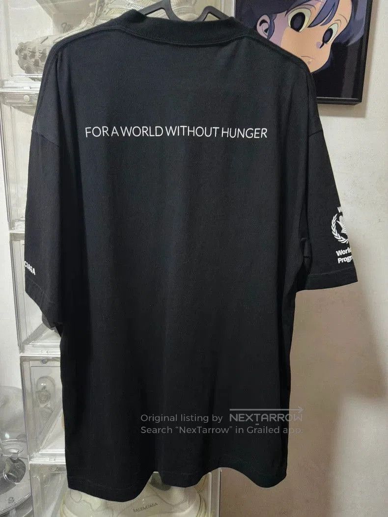 Balenciaga Balenciaga WFP Charity Wheat Ear SS Tee. Size US S / EU 44-46 / 1 - 2 Thumbnail