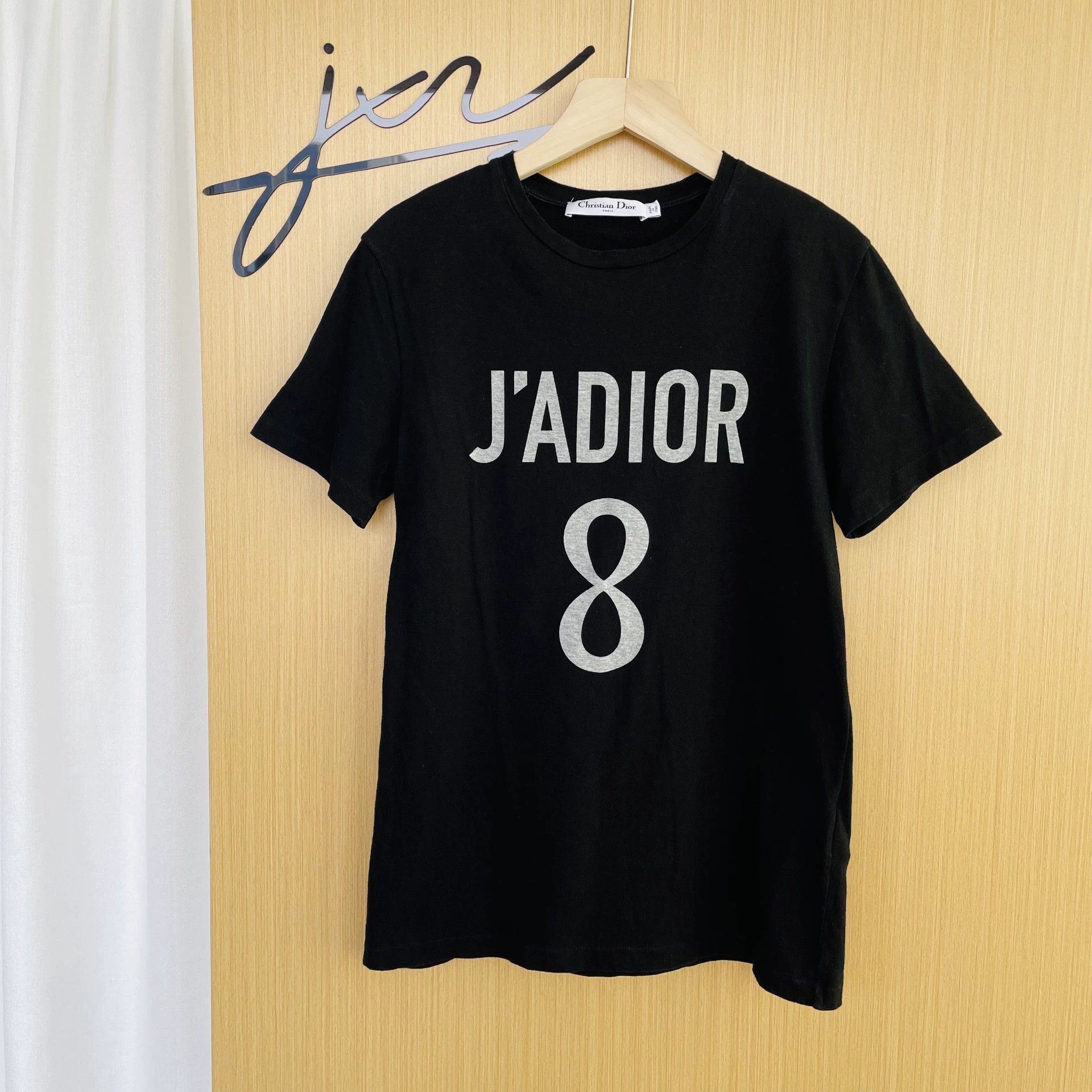 Dior DIOR 98 new women's black logo short sleeve tee XS Size XS / US 0-2 / IT 36-38 - 1 Thumbnail