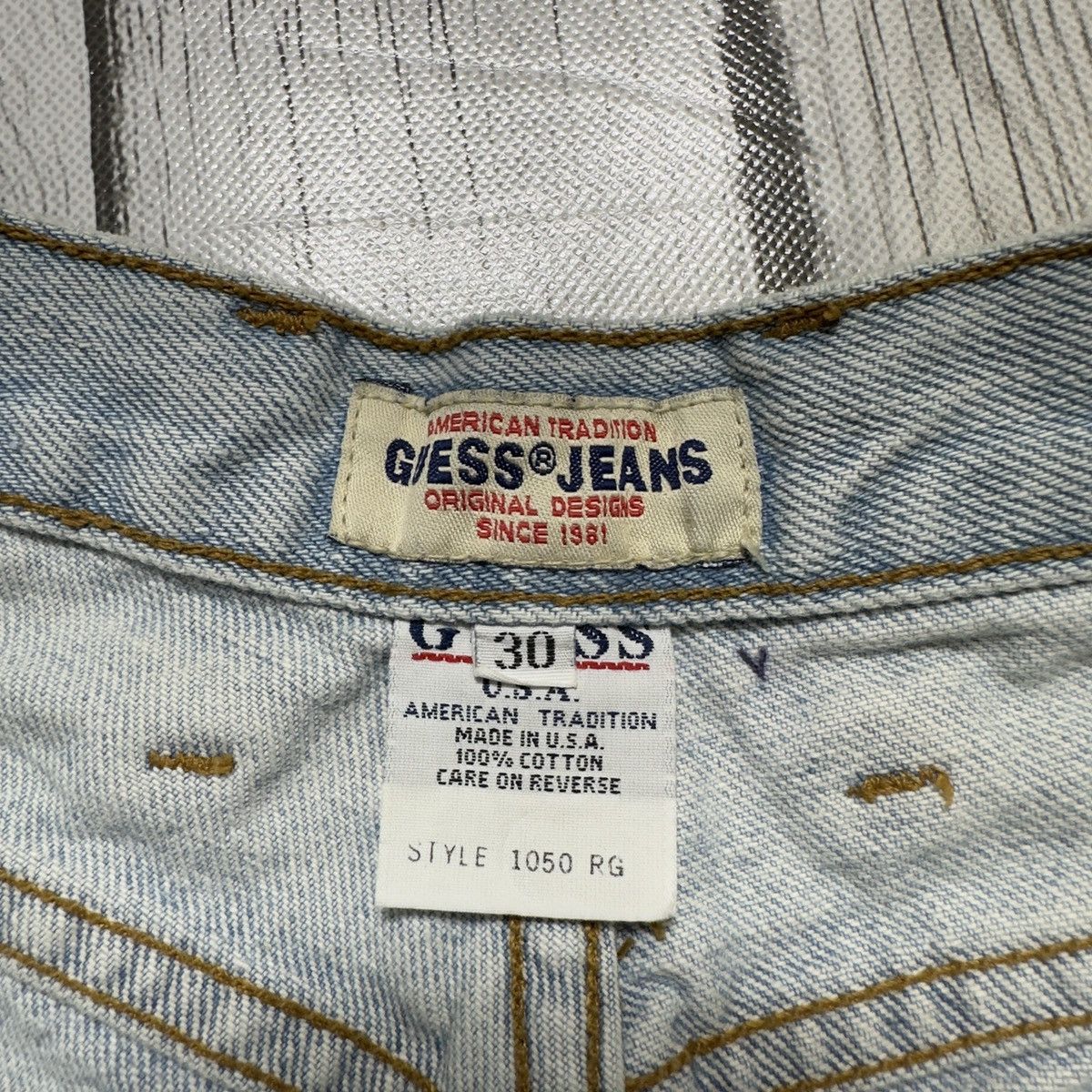 Guess × Vintage Vintage Guess jeans Size US 30 / EU 46 - 4 Thumbnail