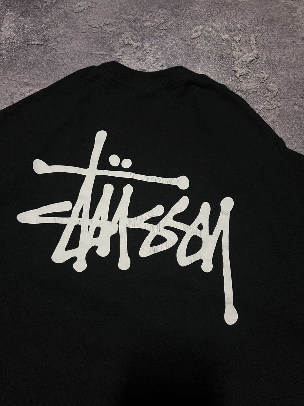 Stussy Vintage Stussy Big Logo Tee Streetwear Black Size US M / EU 48-50 / 2 - 2 Thumbnail