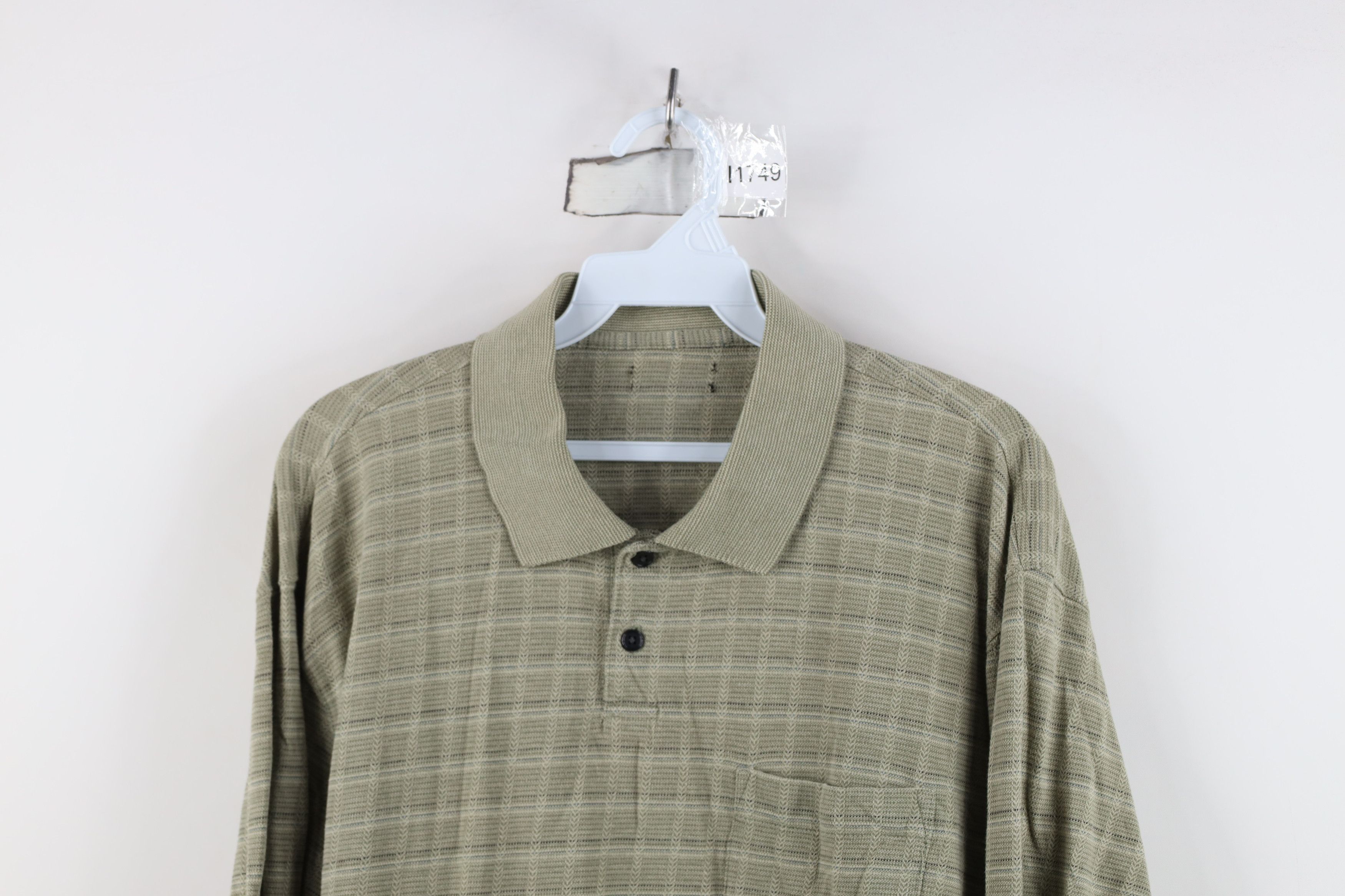 Vintage Vintage 90s Y2K Streetwear Collared Long Sleeve Rugby Polo Size US L / EU 52-54 / 3 - 2 Thumbnail