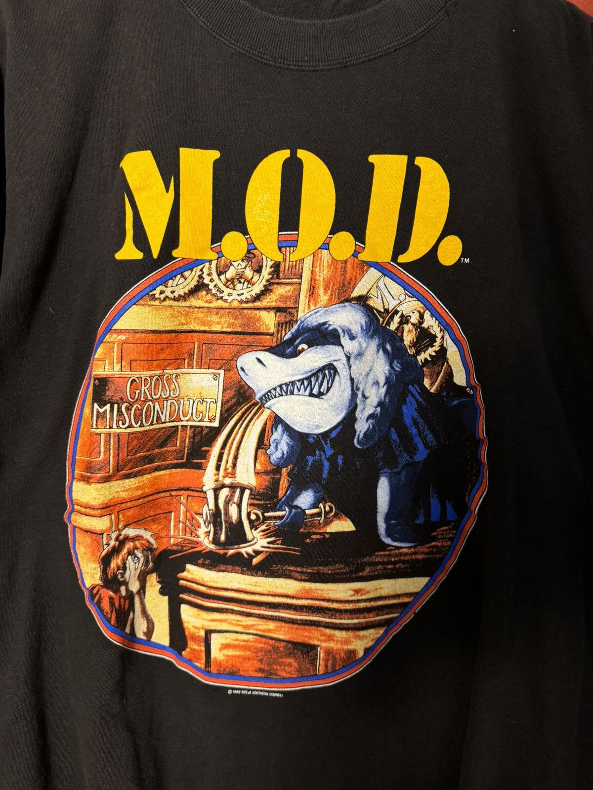 Band Tees × Vintage VINTAGE MOD M.O.D GROSS MISCONDUCT 1989 Size US L / EU 52-54 / 3 - 2 Thumbnail