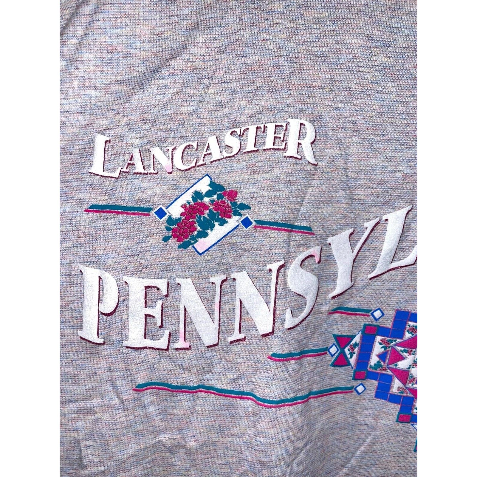 Vintage Vintage Lancaster Pennsylvania Shirt Tee 90s VTG 1991 Large Size US L / EU 52-54 / 3 - 3 Thumbnail