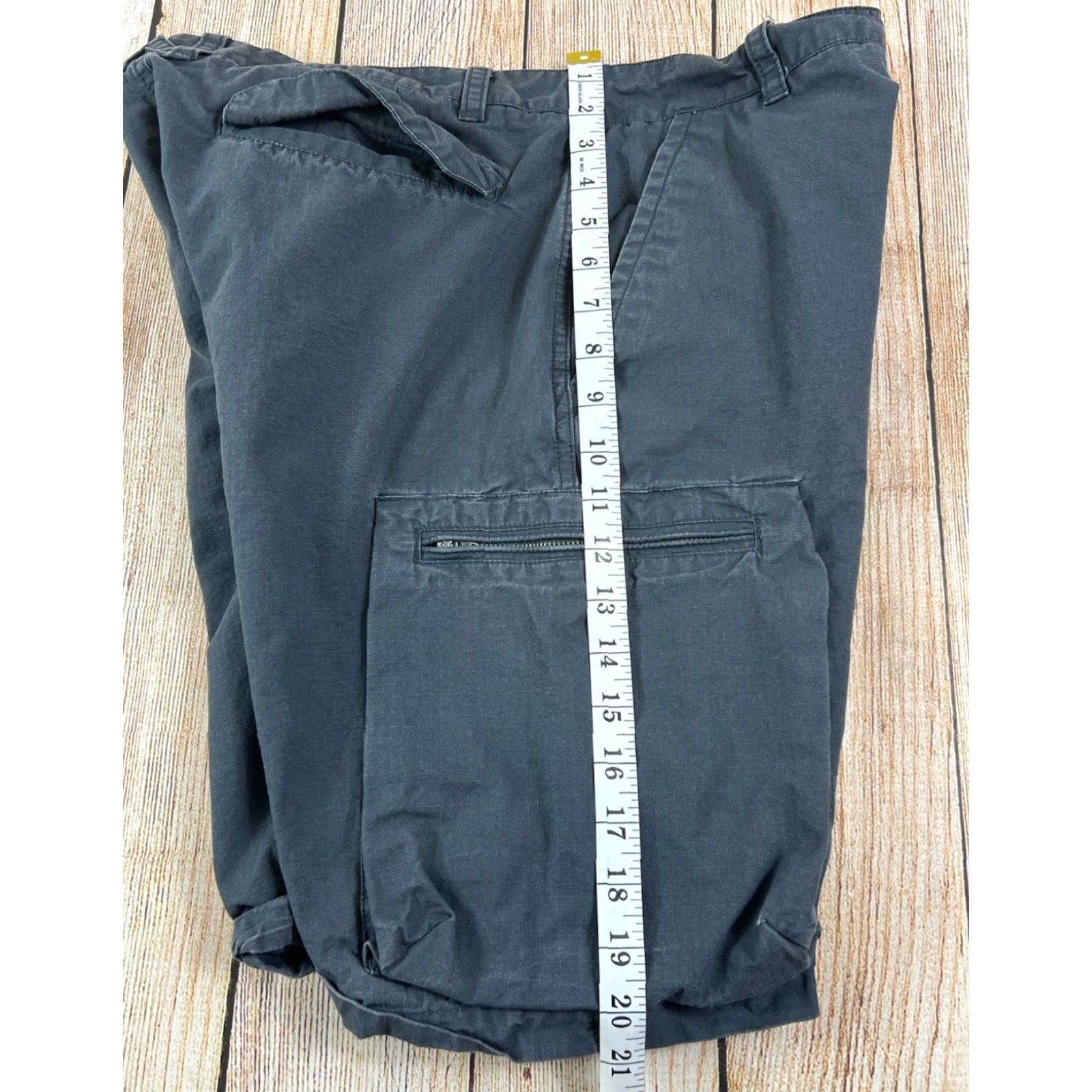Nike Nike Mens Cargo Shorts Woven Canvas Gray 32 Medium Pockets Cargo Pants Casual Size 32 Regular Mens Size US 32 / EU 48 - 8 Thumbnail