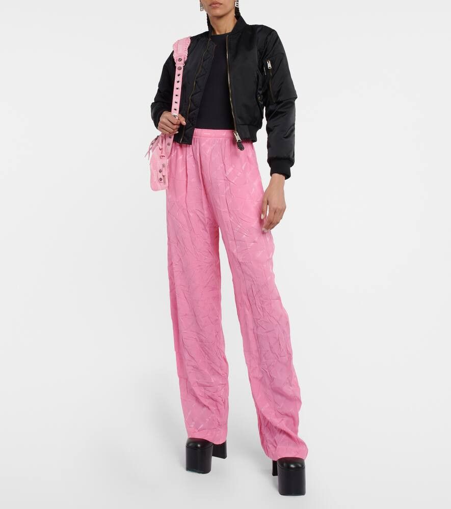 Balenciaga o1y0625 Sweatpant in Pink Size 26" / US 2 / IT 38 - 4 Thumbnail