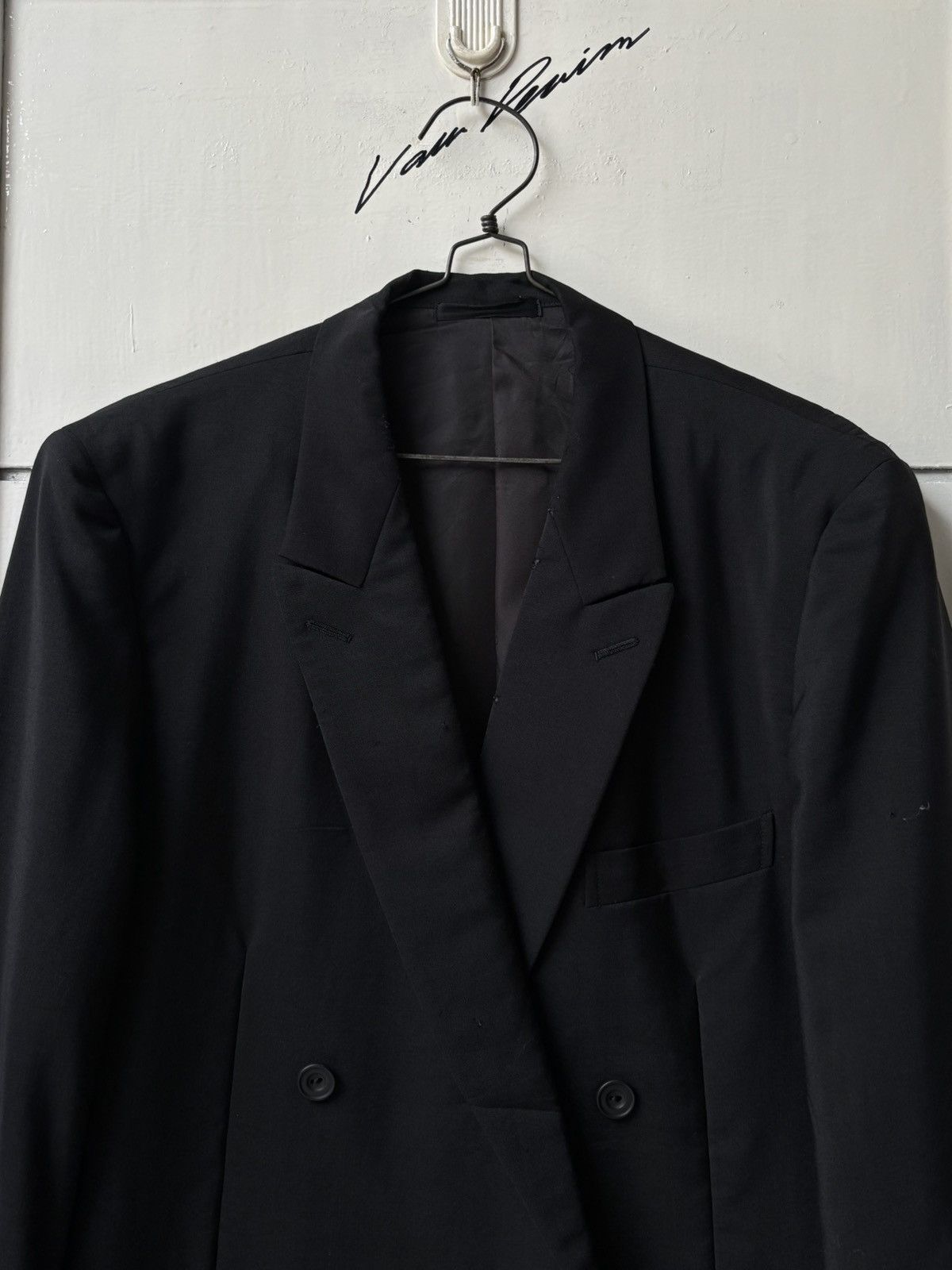Christian Dior Monsieur Christian Dior Monsieur Black Suit Size 50L - 3 Thumbnail