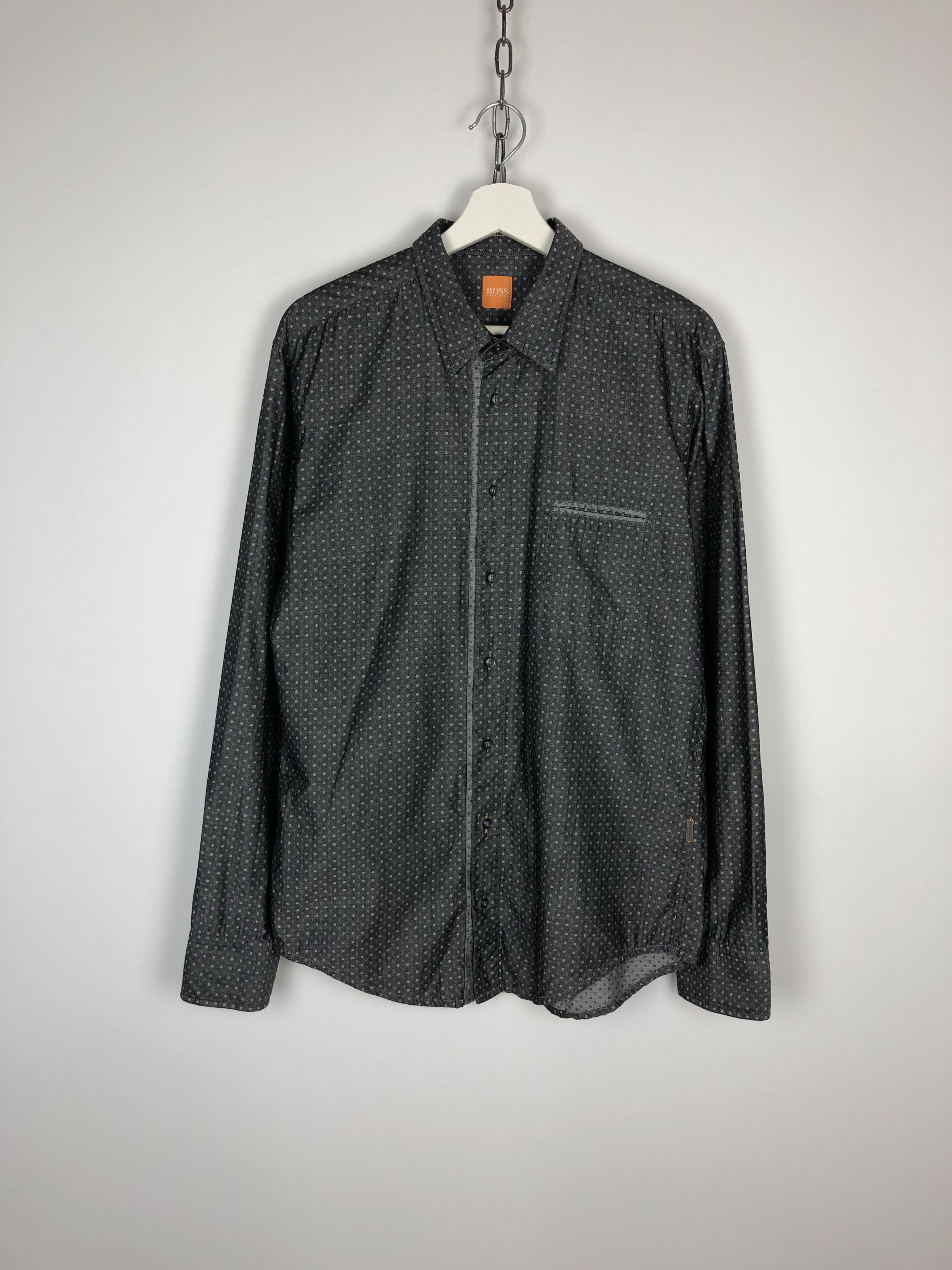 Hugo Hugo Boss Orange Shirt Gray size L Size US L / EU 52-54 / 3 - 1 Thumbnail