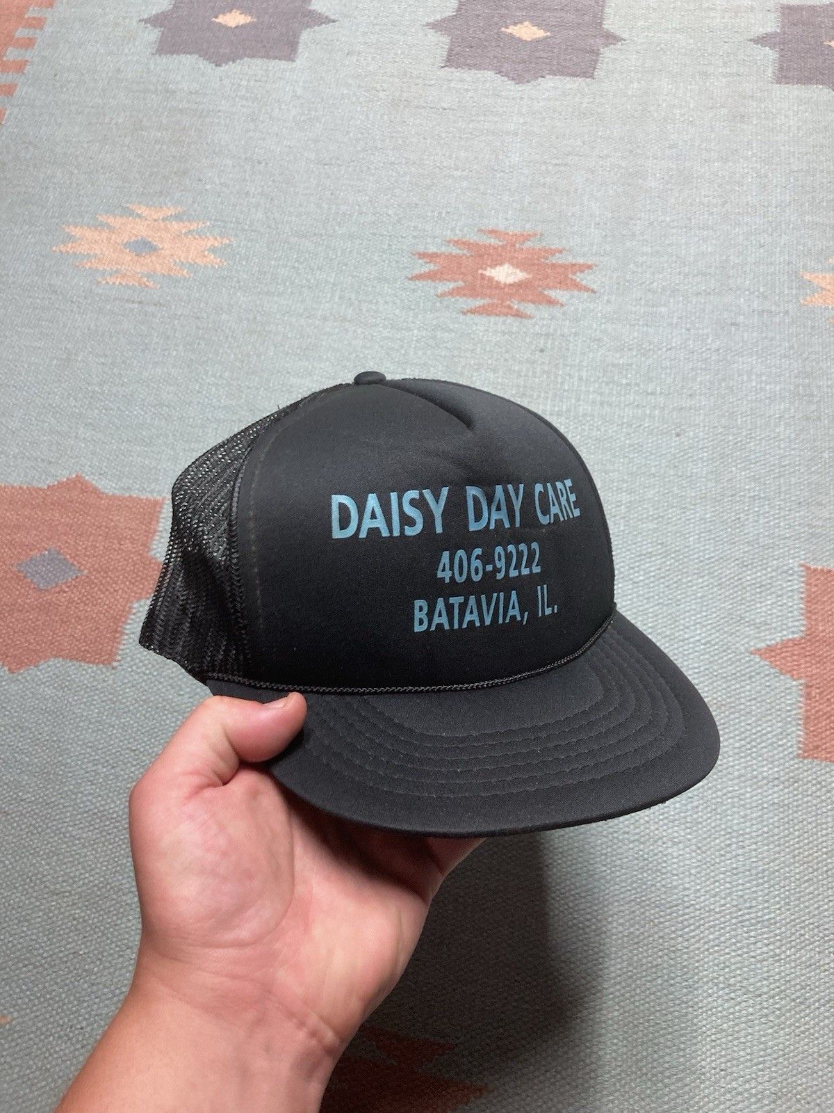 Vintage Vintage trucker hat daisy day care Batavia Illinois SnapBack Size ONE SIZE - 1 Thumbnail