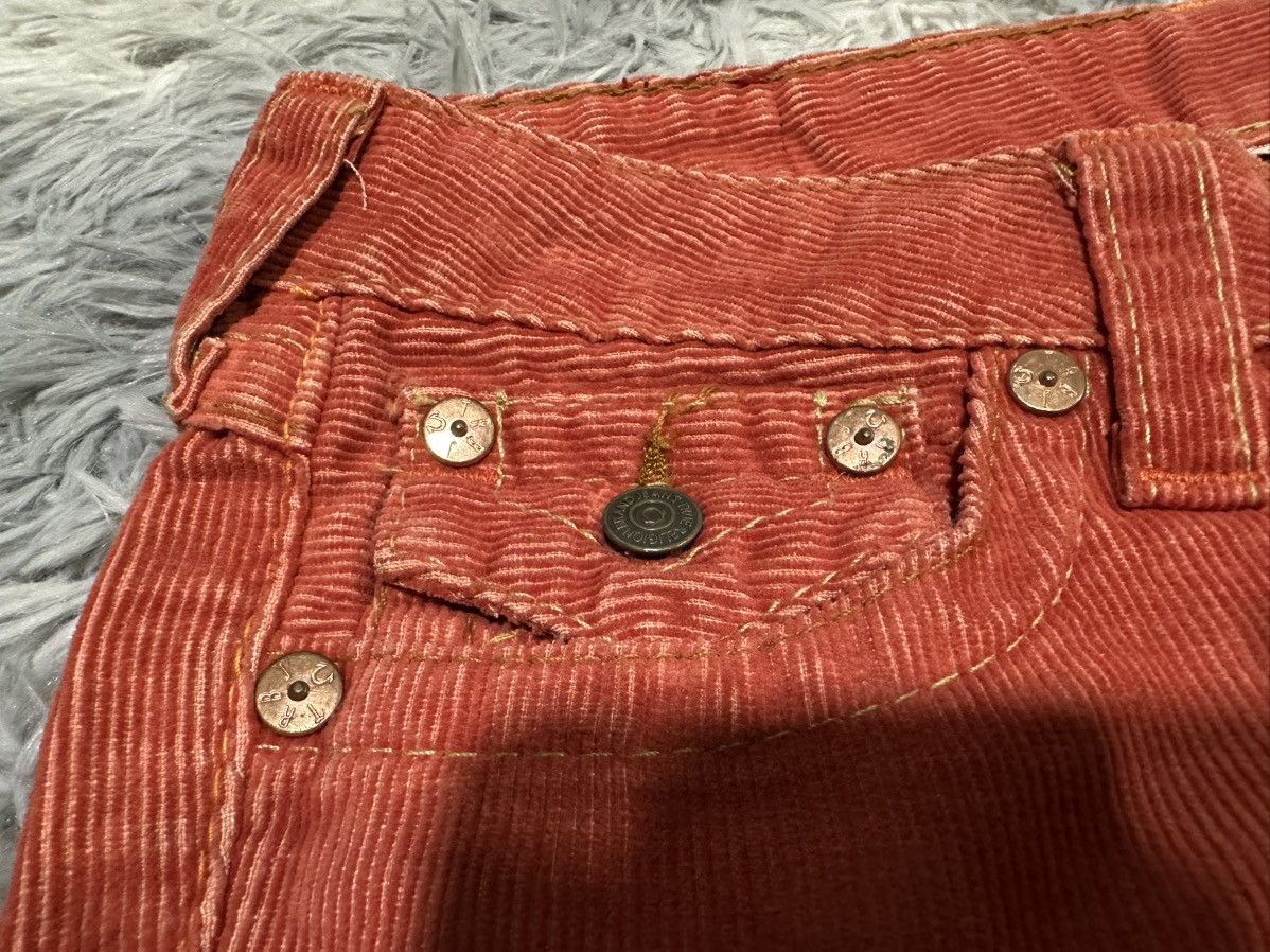 True Religion 🔥Sick Y2K True Religion Corduroy Flared Denim Size US 28 / EU 44 - 5 Thumbnail