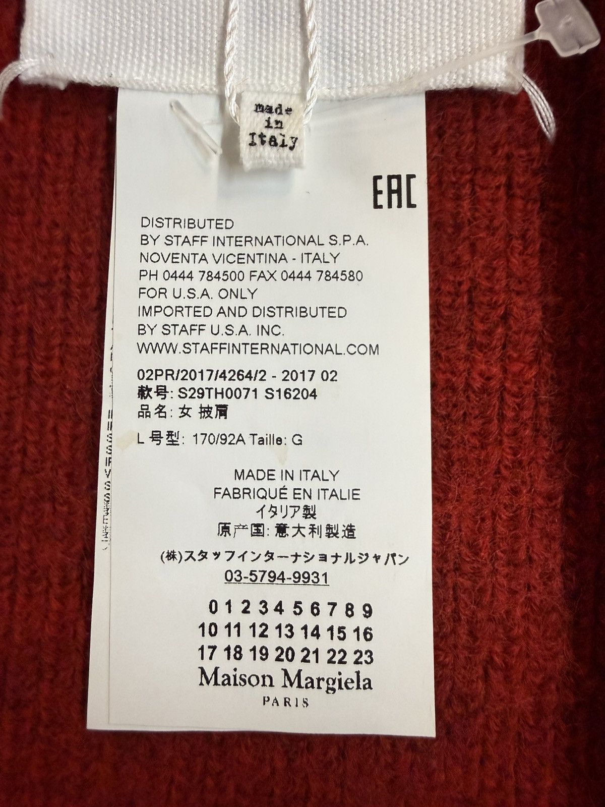 Maison Margiela MAISON MARGIELA SS17 100% Wool Scarf-Neck Cardigan — Size L Size L / US 10 / IT 46 - 16 Thumbnail