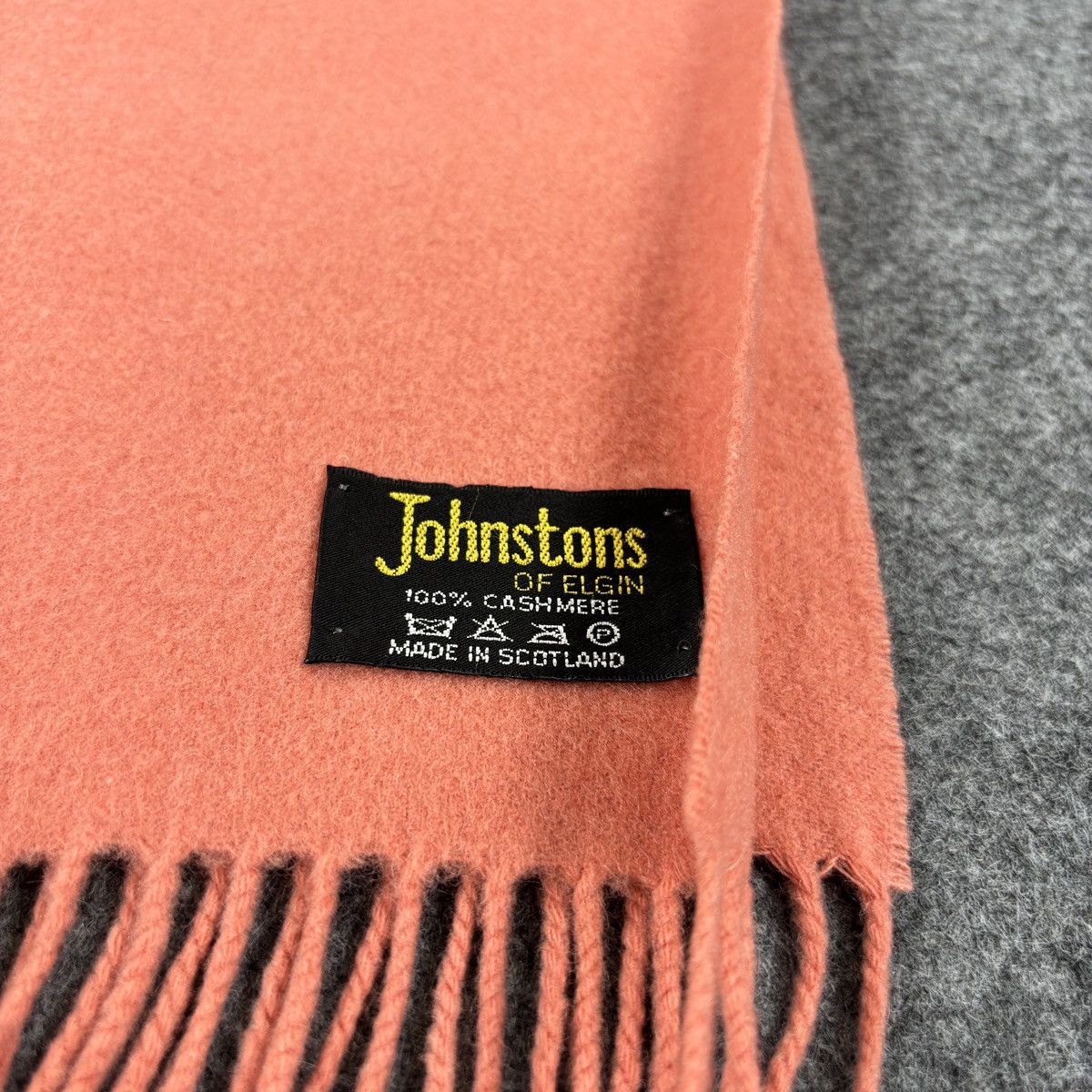 Johnstons Of Elgin × Vintage Johnston of Elgin Scarf # D782# Muffler # Neckwear Size ONE SIZE - 4 Thumbnail