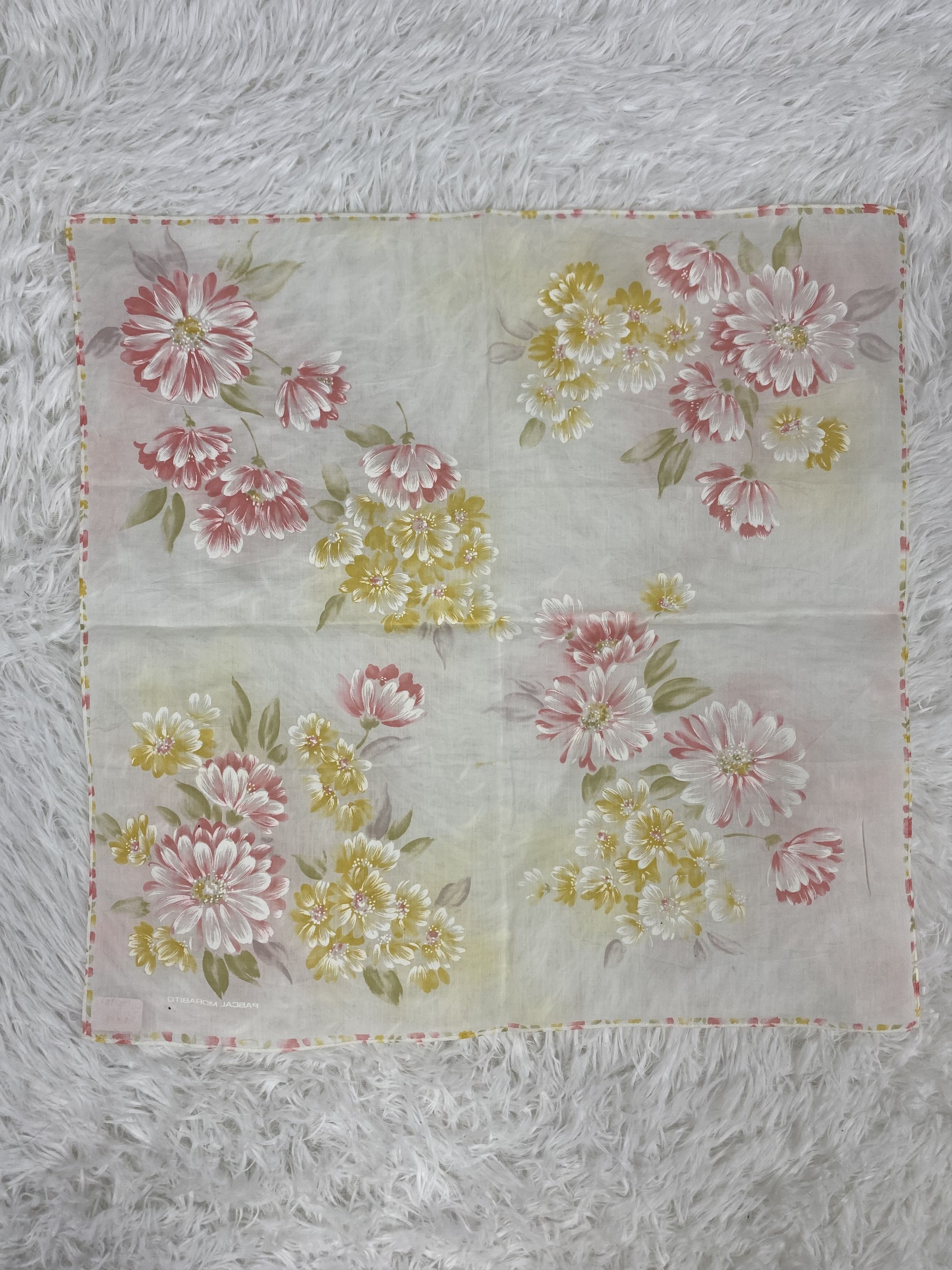Designer × Vintage Vintage Pascal Morabito Handkerchief Neckerchief PH0951 Size ONE SIZE - 4 Thumbnail