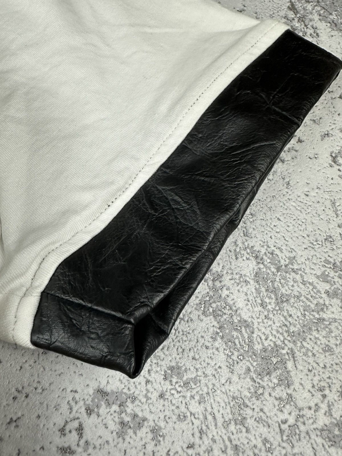 Designer Scribblers Baseball Shirt Faux Leather Trim & Embroidery Size US L / EU 52-54 / 3 - 4 Thumbnail