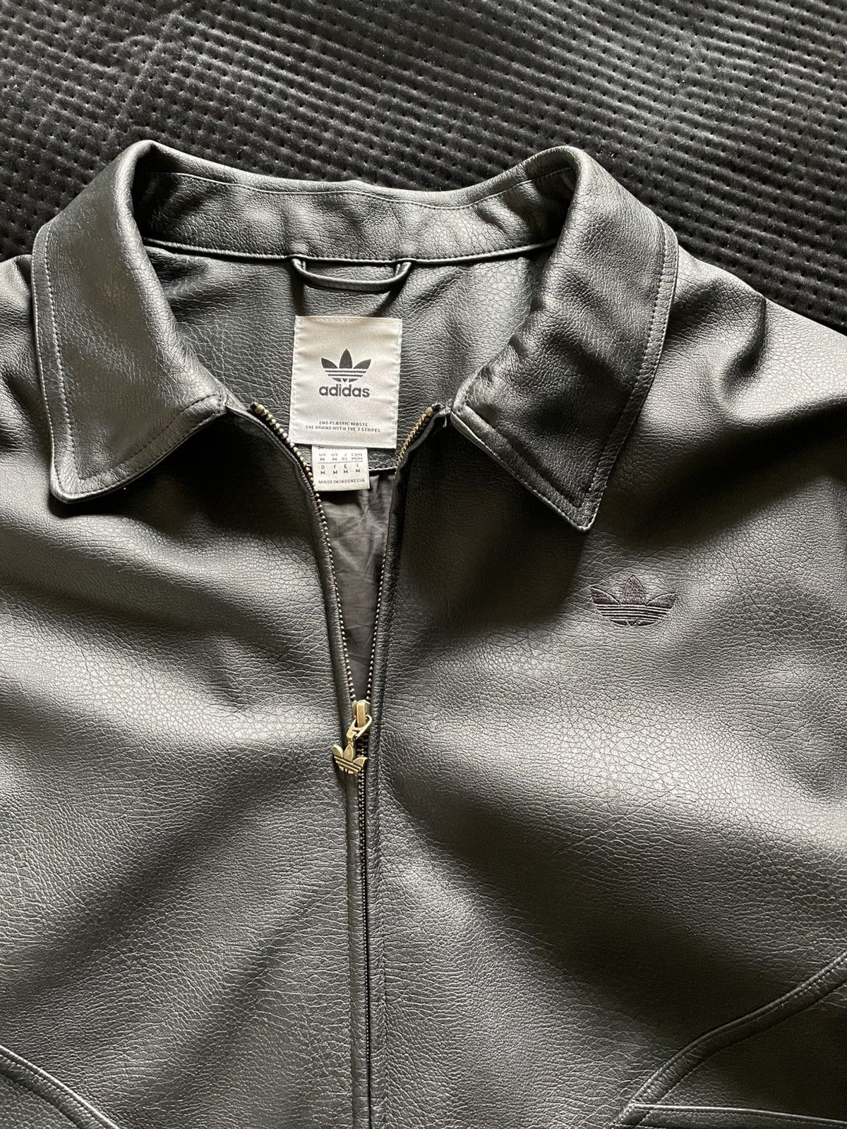 Adidas leather jacket Adidas Size US M / EU 48-50 / 2 - 2 Thumbnail