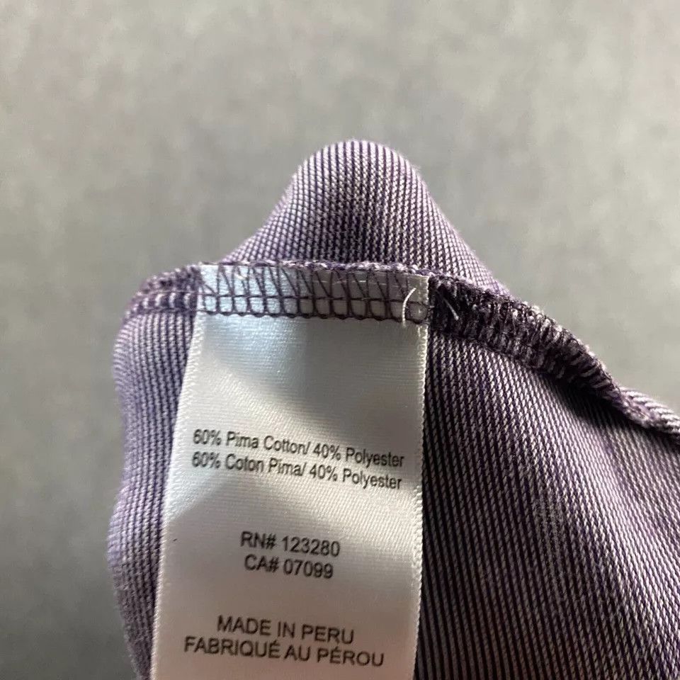 TravisMathew Travis Mathew Polo Shirt Men's Large Striped Pima Distressed Size US L / EU 52-54 / 3 - 9 Thumbnail