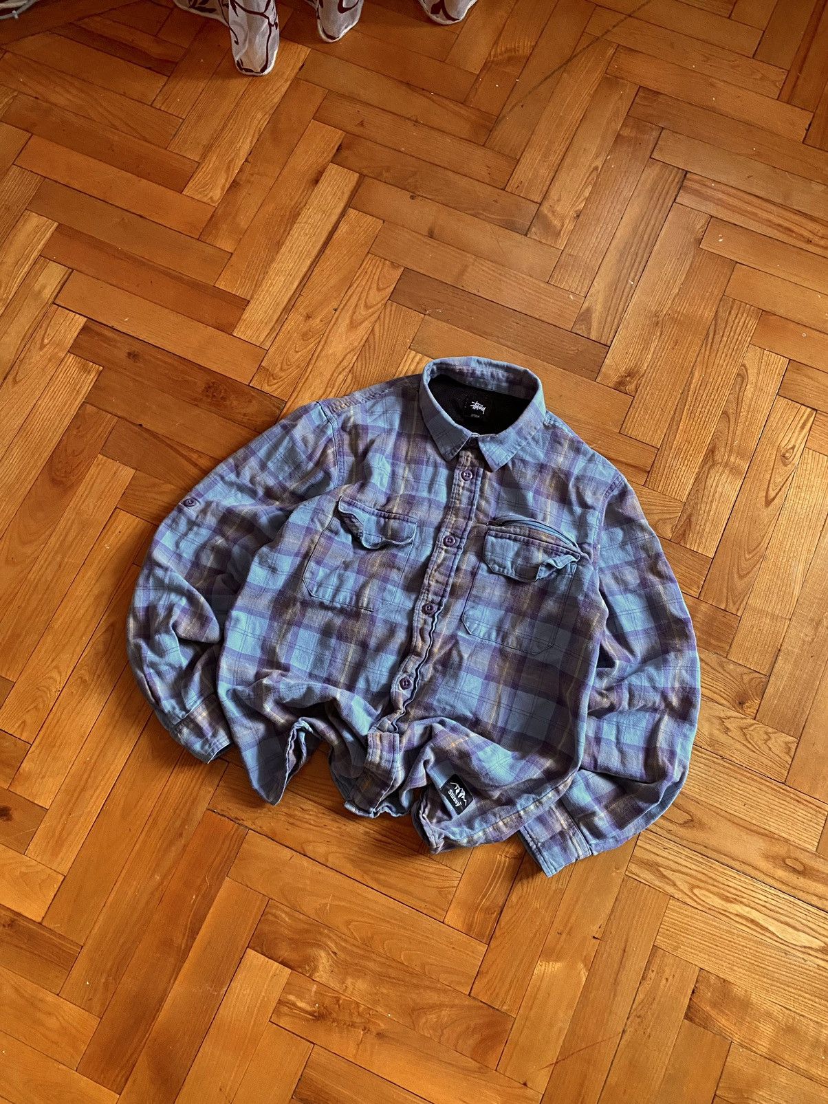 Vintage 90s Stussy Button Up Breathable Shirt