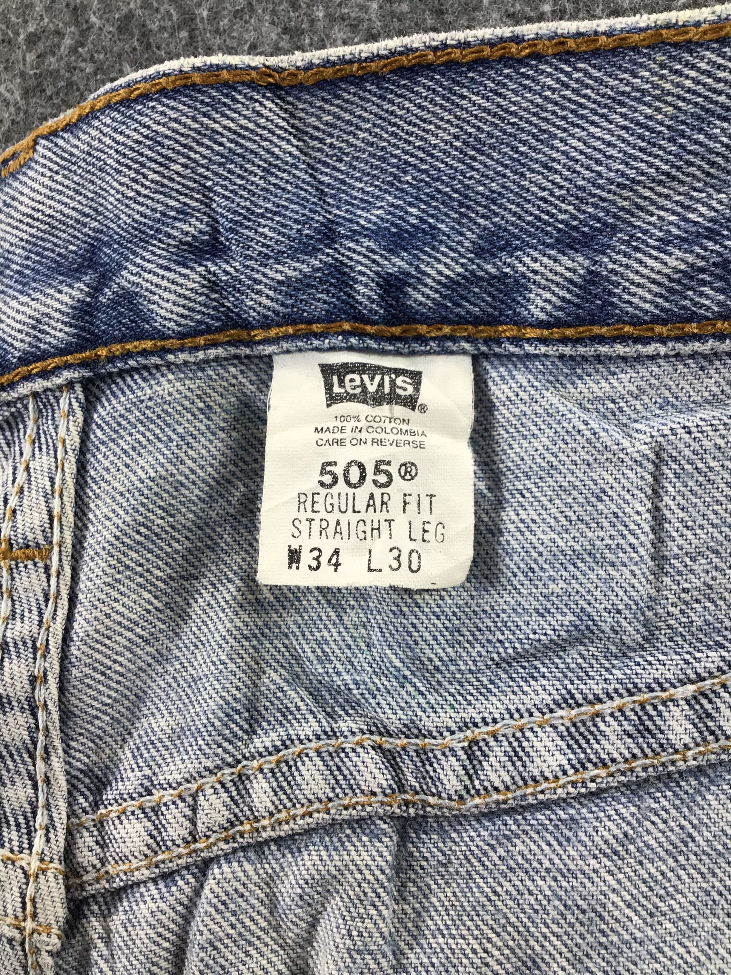 Levi's Vintage Levis 505 Jeans-J740 Size US 34 / EU 50 - 10 Thumbnail