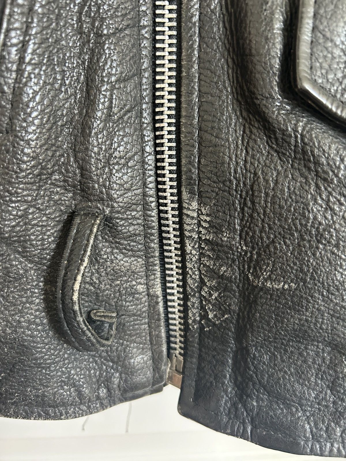 Other 1980s VINTAGE PELLE CUIR LEATHER JACKET Size US M / EU 48-50 / 2 - 8 Thumbnail