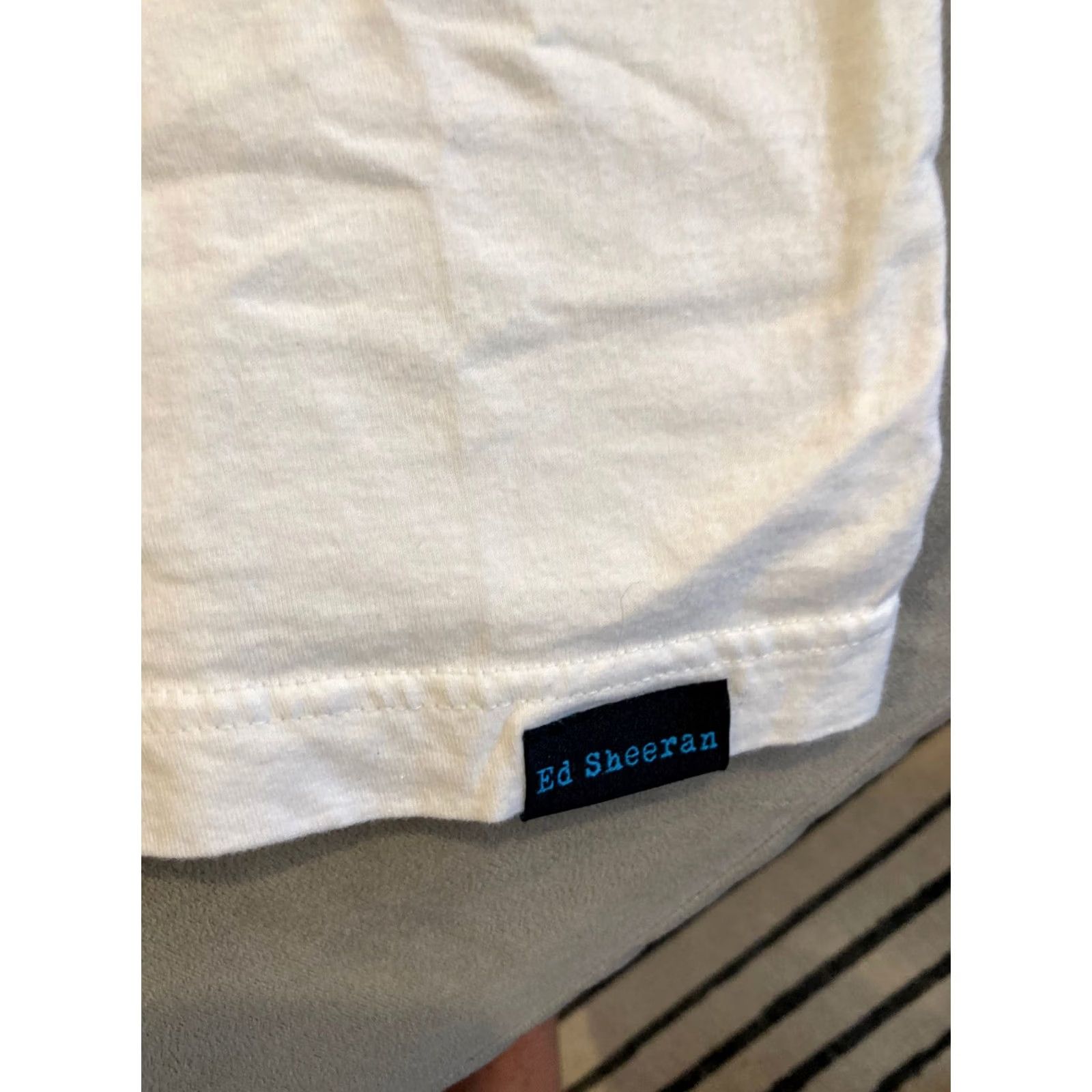 Vintage Ed Sheeran - Divide Tour - Concert T Shirt - White - S - Womens - Small Size S / US 4 / IT 40 - 3 Thumbnail