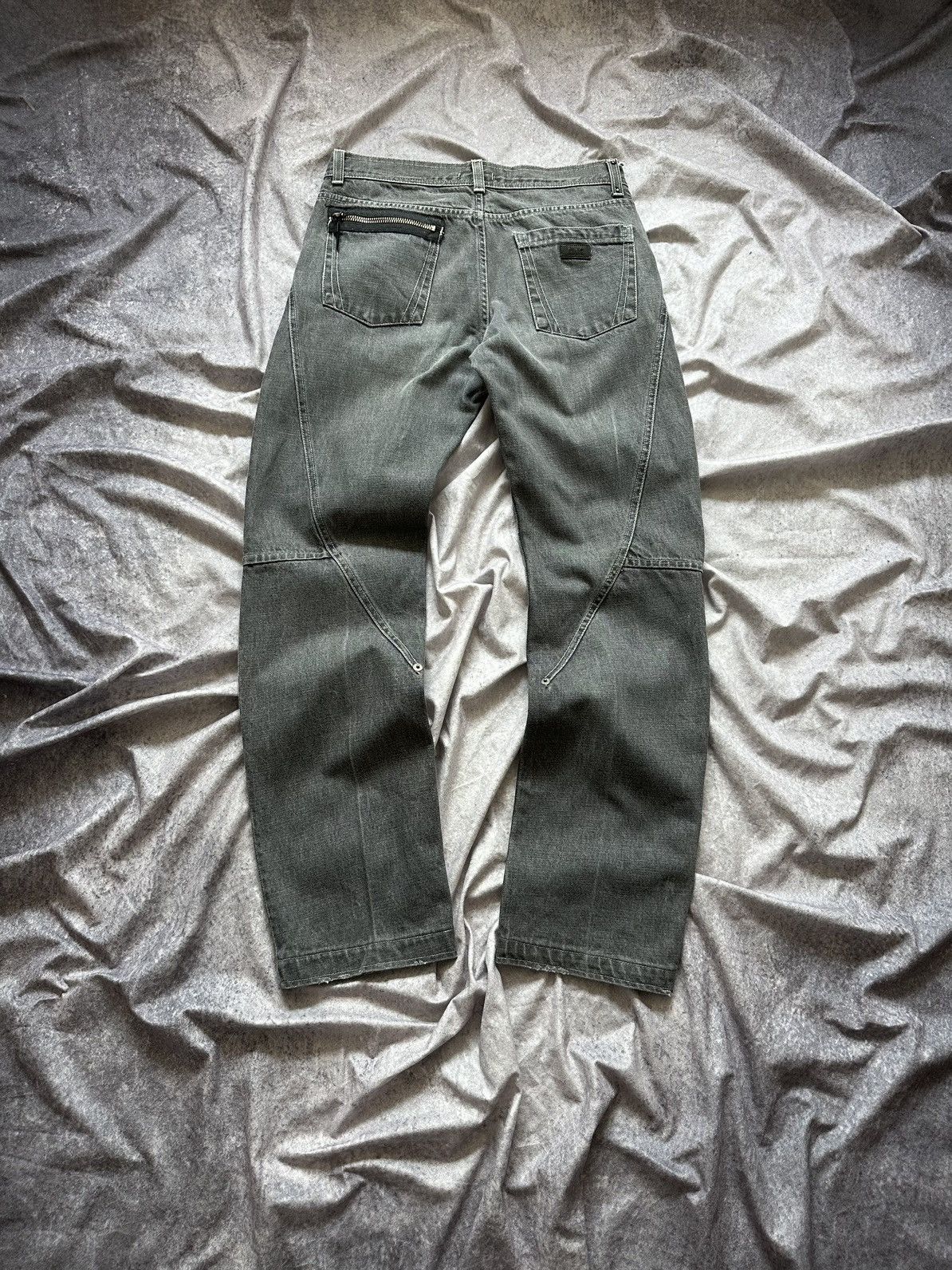 Costume National C'N'C Costume National Gray Constracted Straight Leg Jeans Size US 30 / EU 46 - 1 Thumbnail